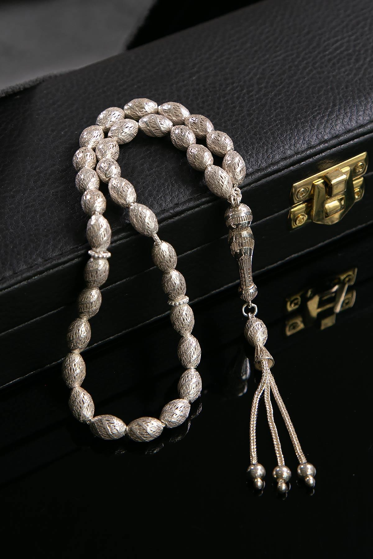 925 Ayar 33'lük Saf Gümüş Tesbih