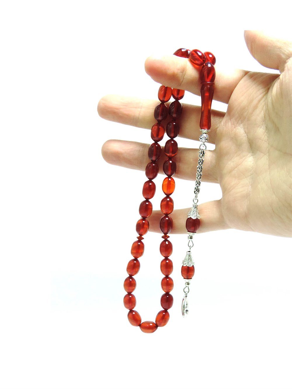 Beyzi Kesim Yumuşak Çekimli Ateş Kehribar