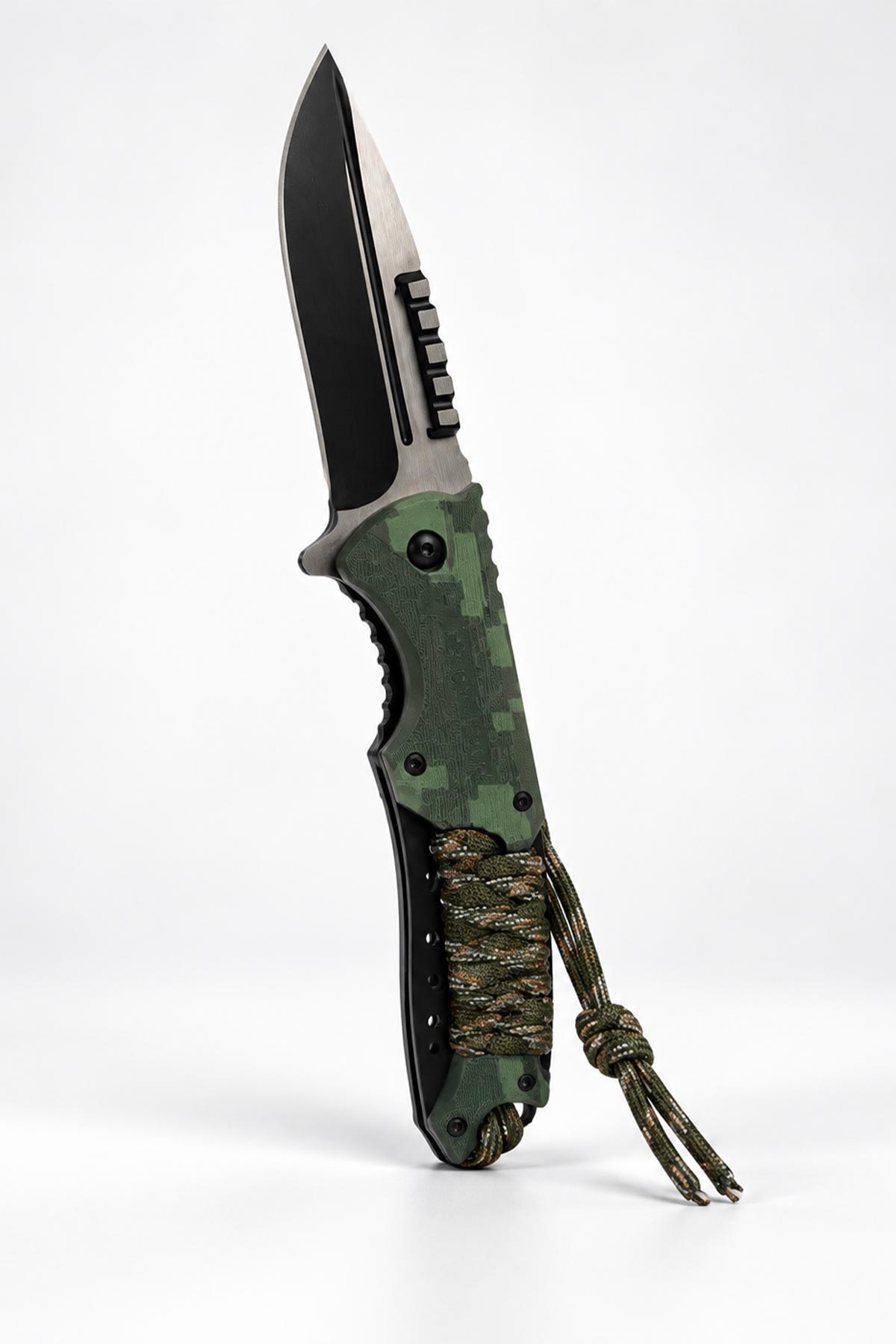 Browning İpli Yeşil Kamp Çakısı 21 cm | TesbihKenti