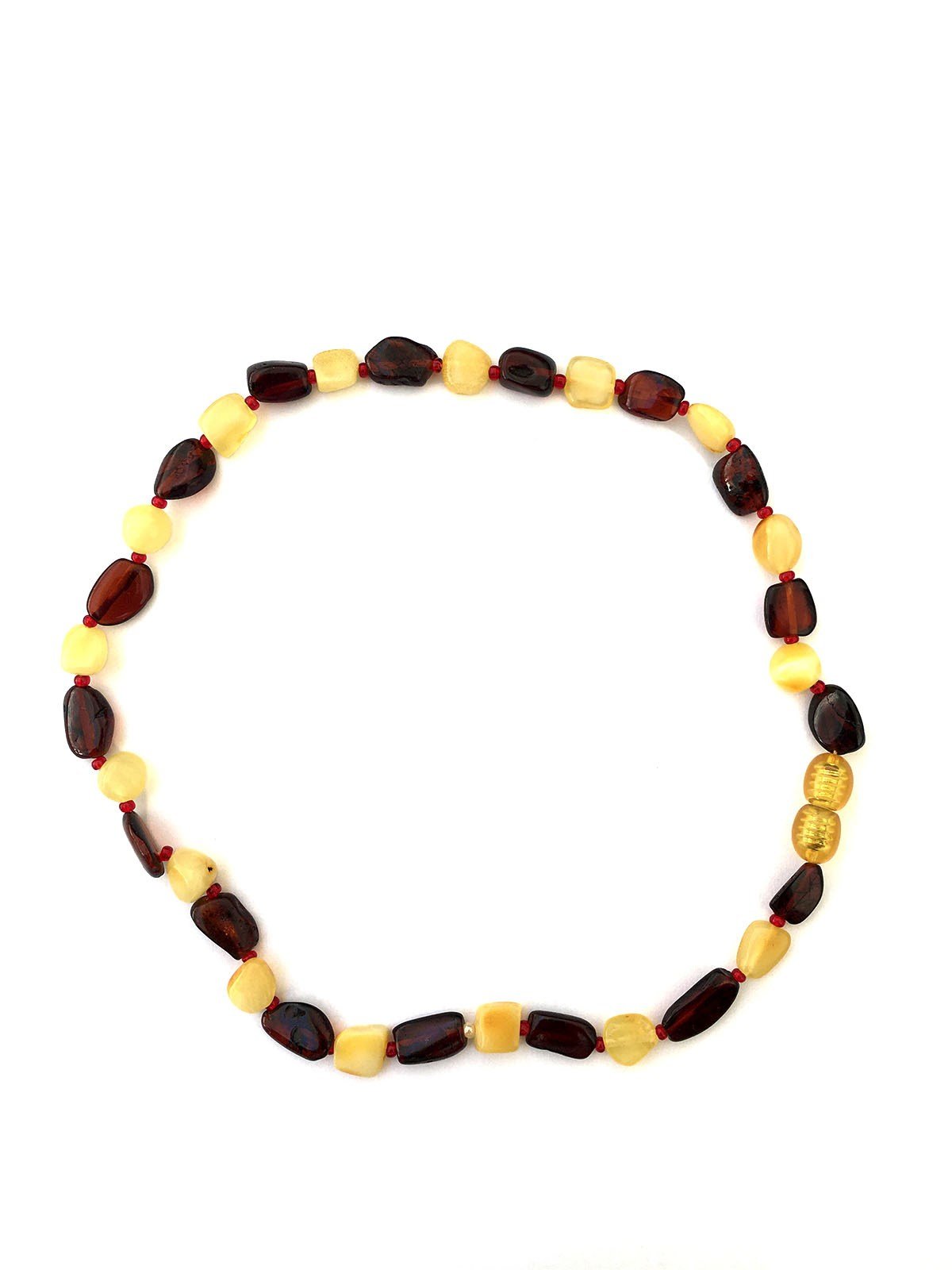 Doğal Kehribar Taşından Bebek Kolyesi Bonibon Renk