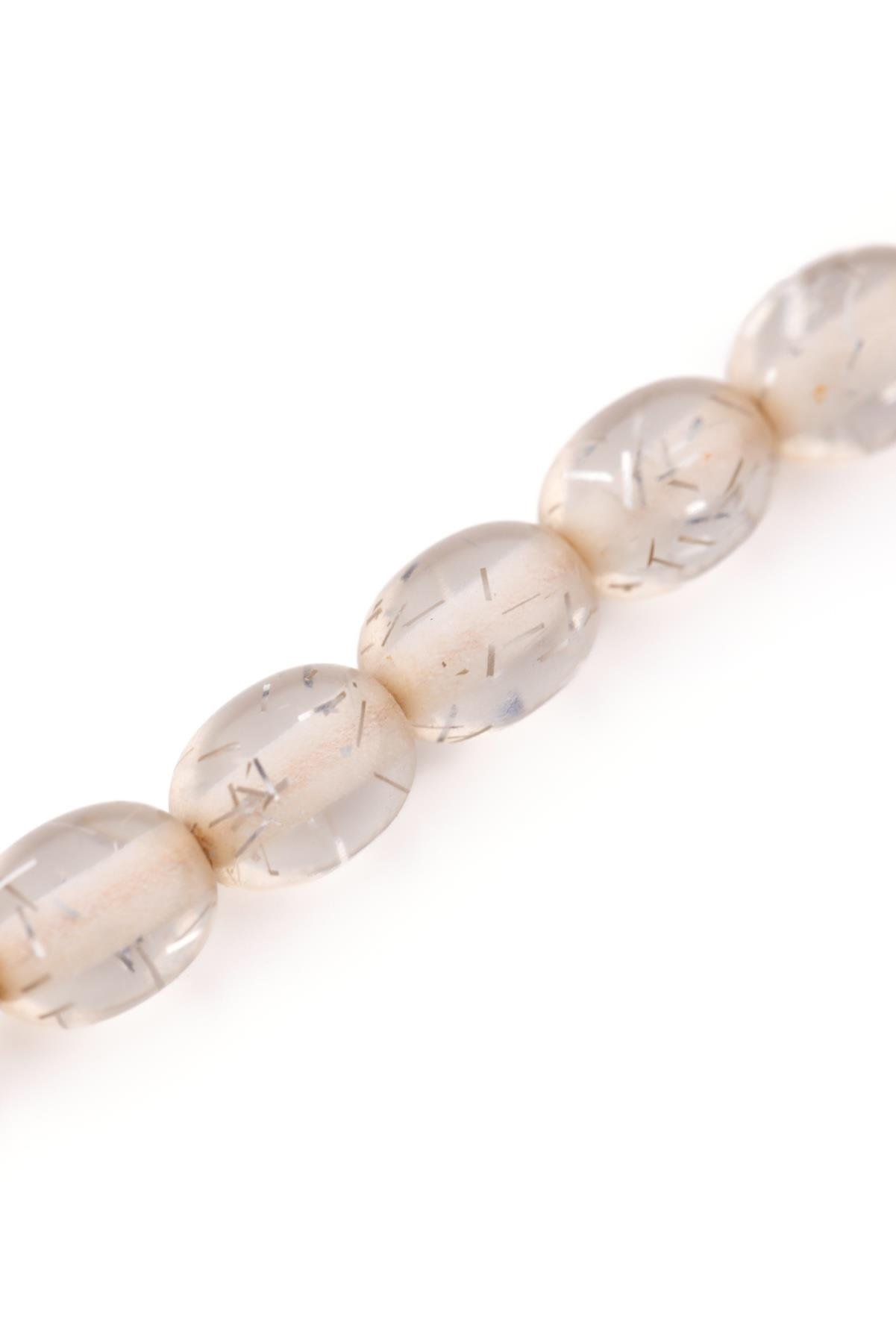 Doğanın Şeffaflığı Bilek Boy Toz Kehribar Tesbih