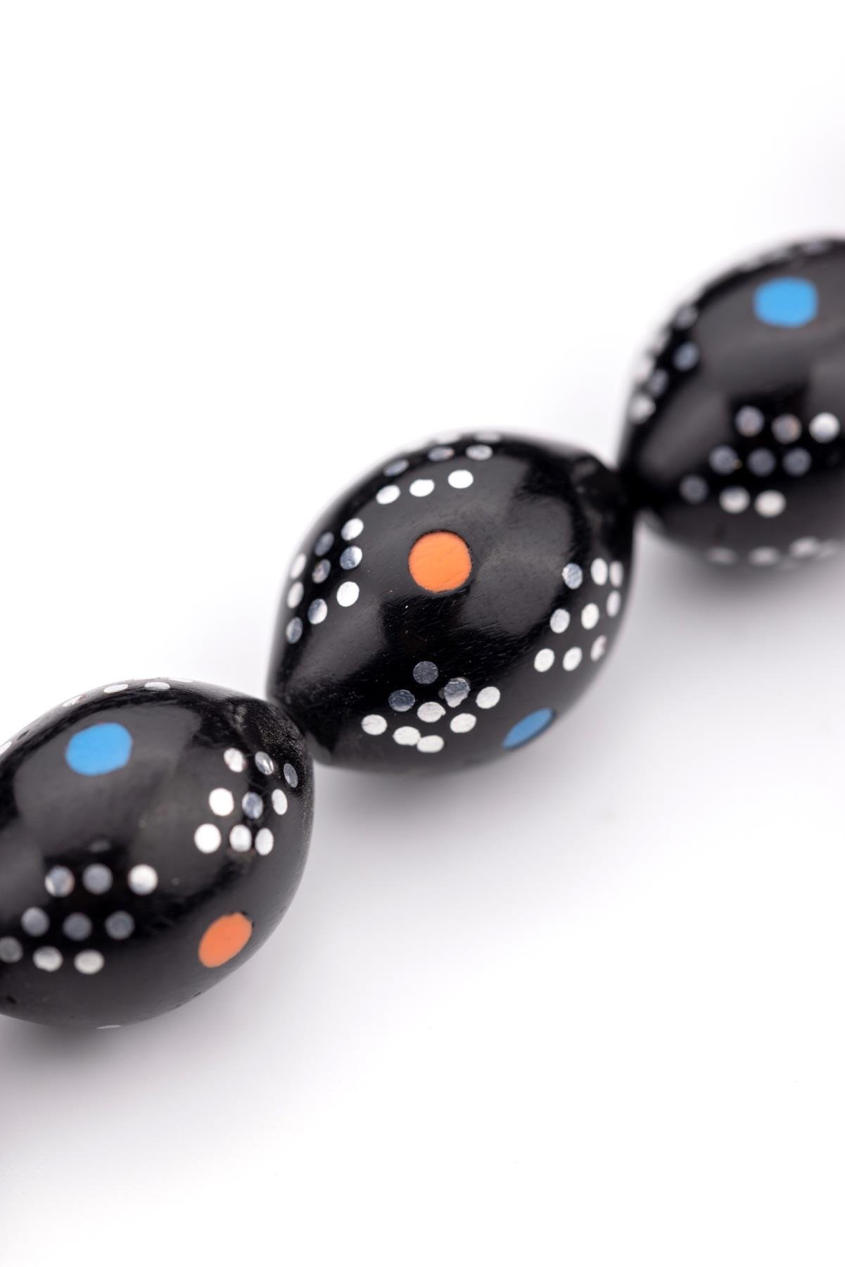 Estetik Detay Üçgen Model Pirinç İşlemeli 17'lik Kuka Tesbih