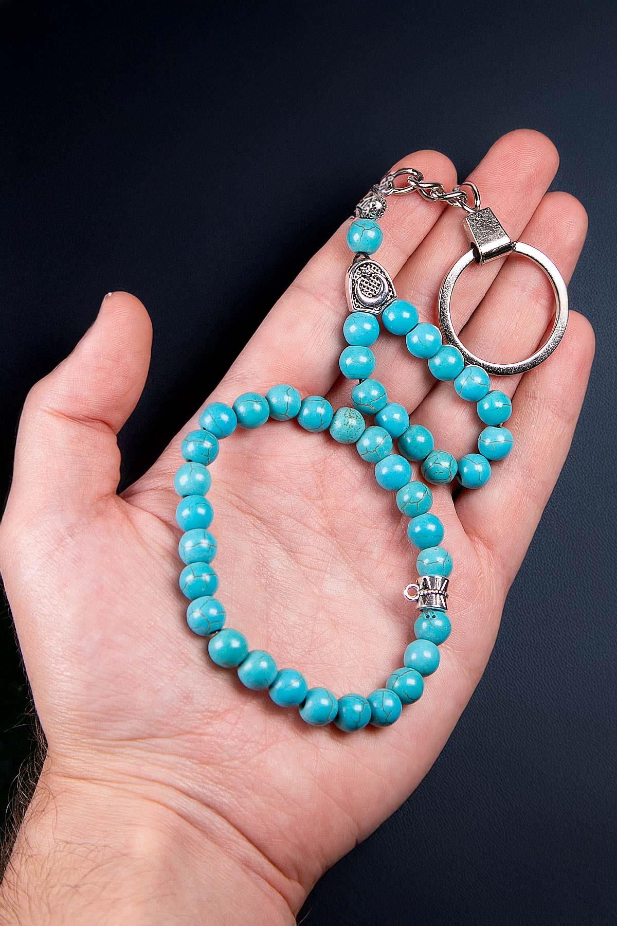 Firuze Taşı Bilek ve Anahtarlık Set Kombini