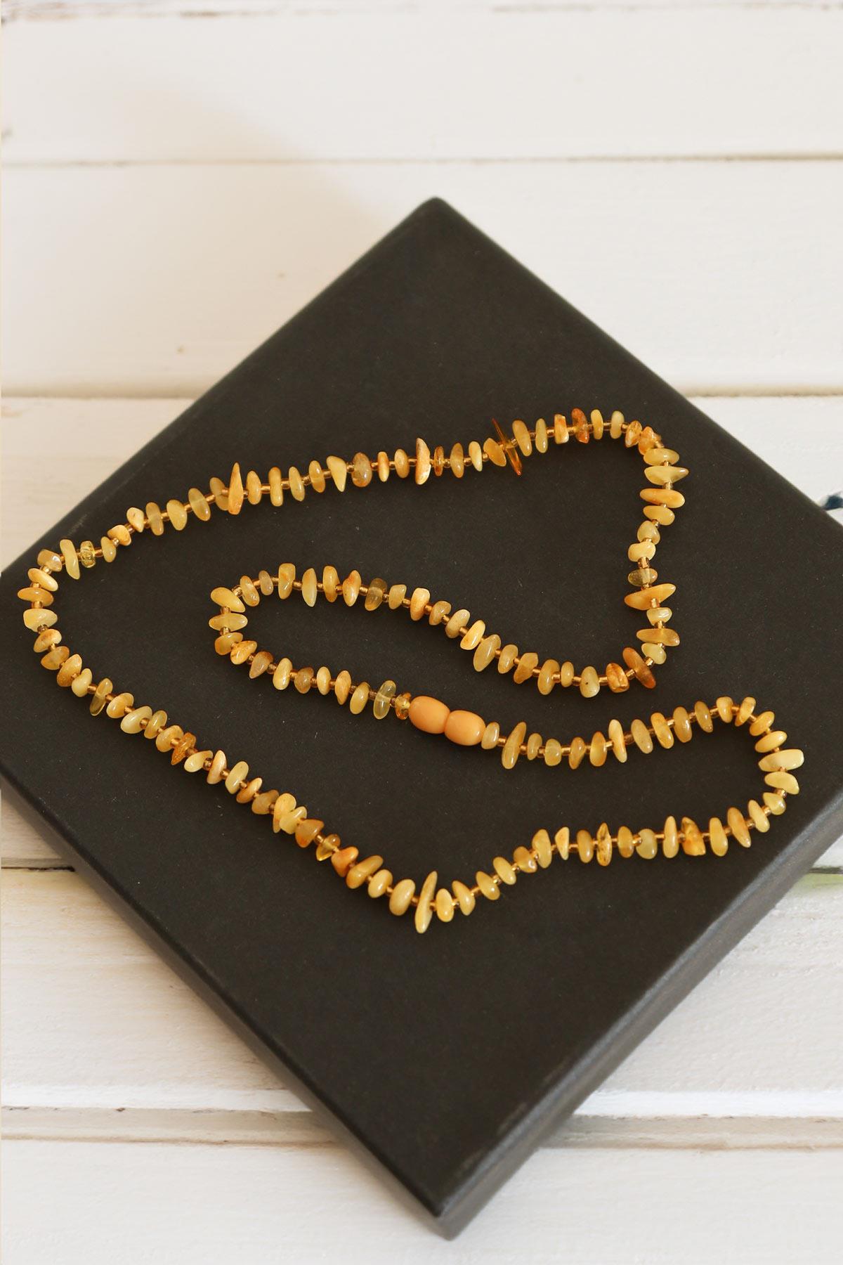 Genç ve Yetişkin İçin Damla Kehribar Kolye