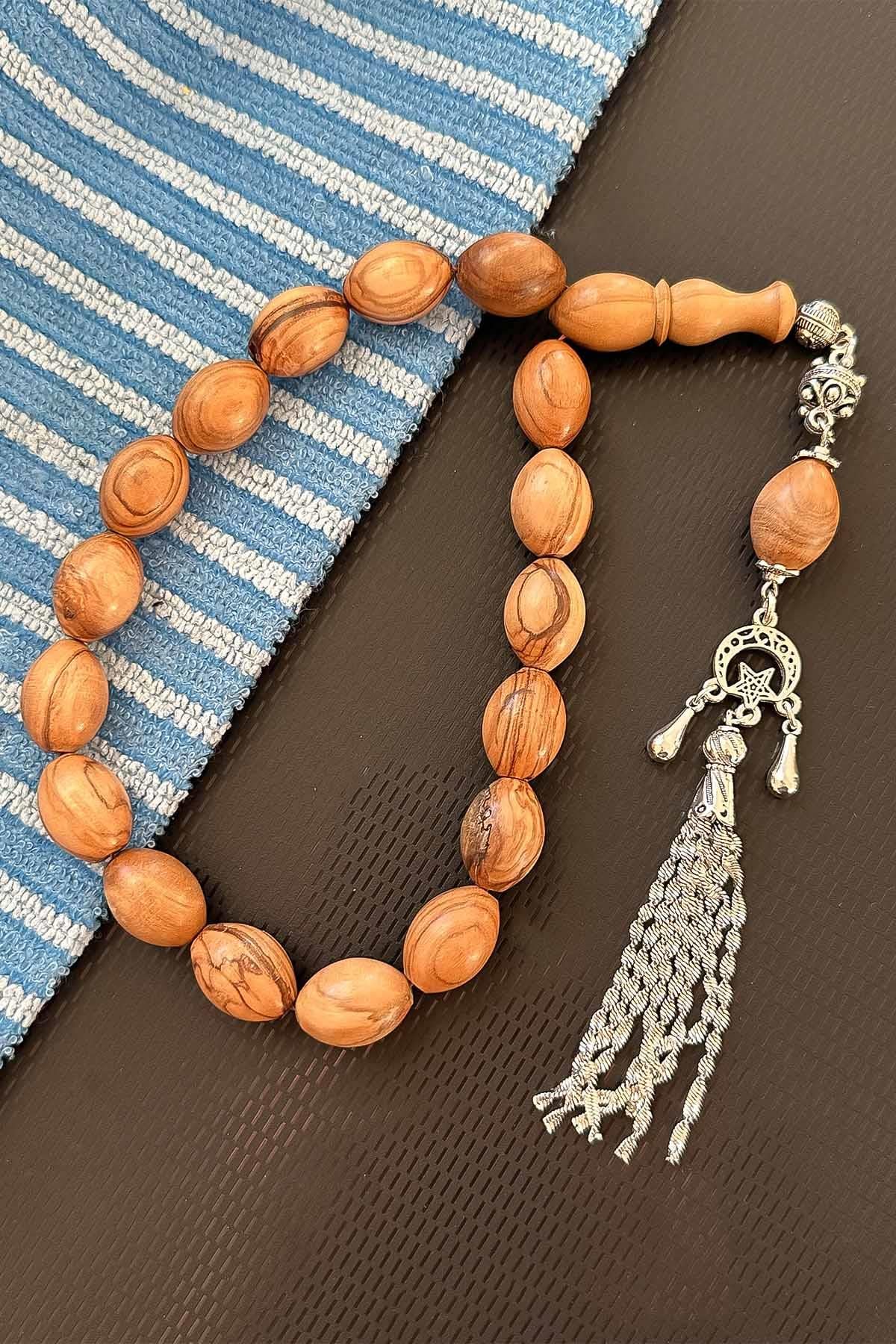 Güzel Çekimli Zeytin Ağacı 17'lik Tesbih