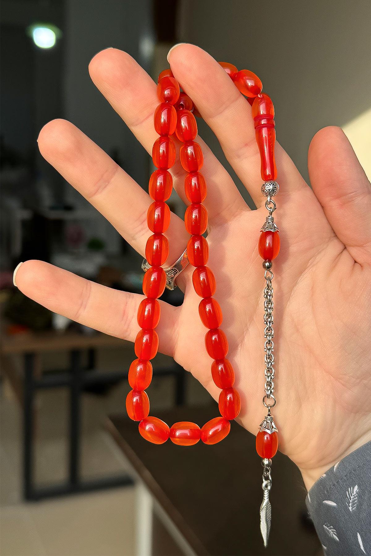 Güzel Kullanımlı Zar Renk Toz Kehribar Tesbih