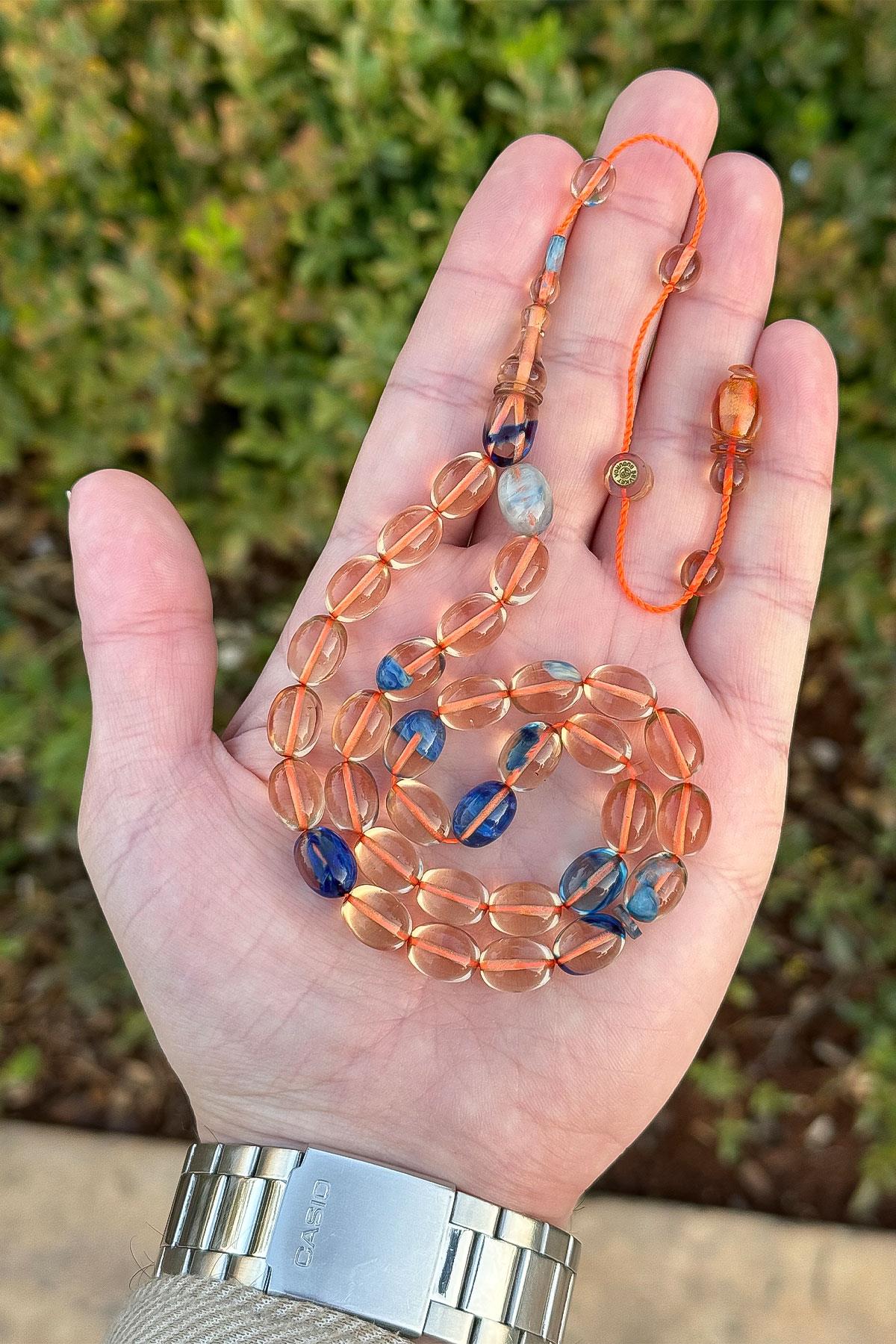 İpeksi Kullanım Hissi Usta İşçilik Ateş Kehribar Tesbih