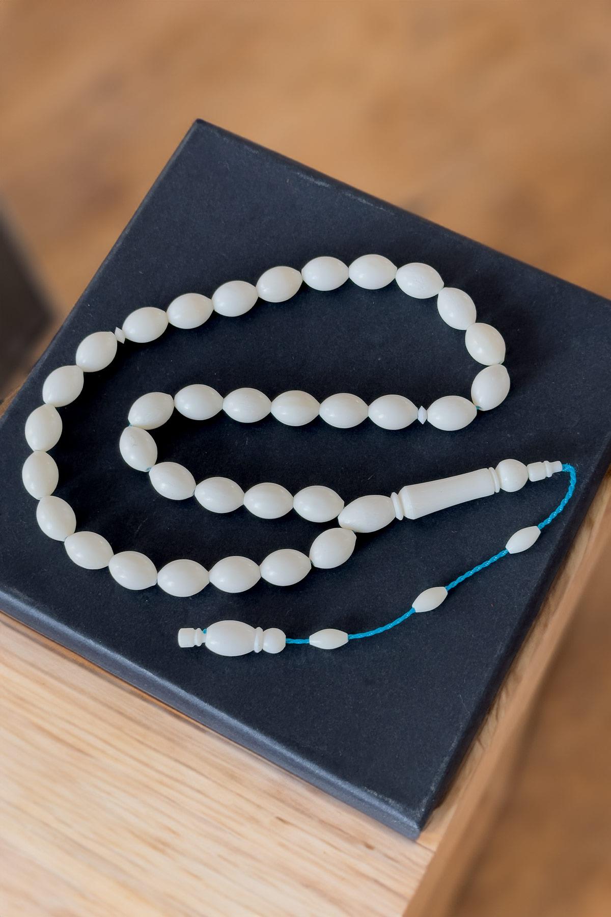 İri Boy Sistemli Püskül Deve Kemiği Tesbih