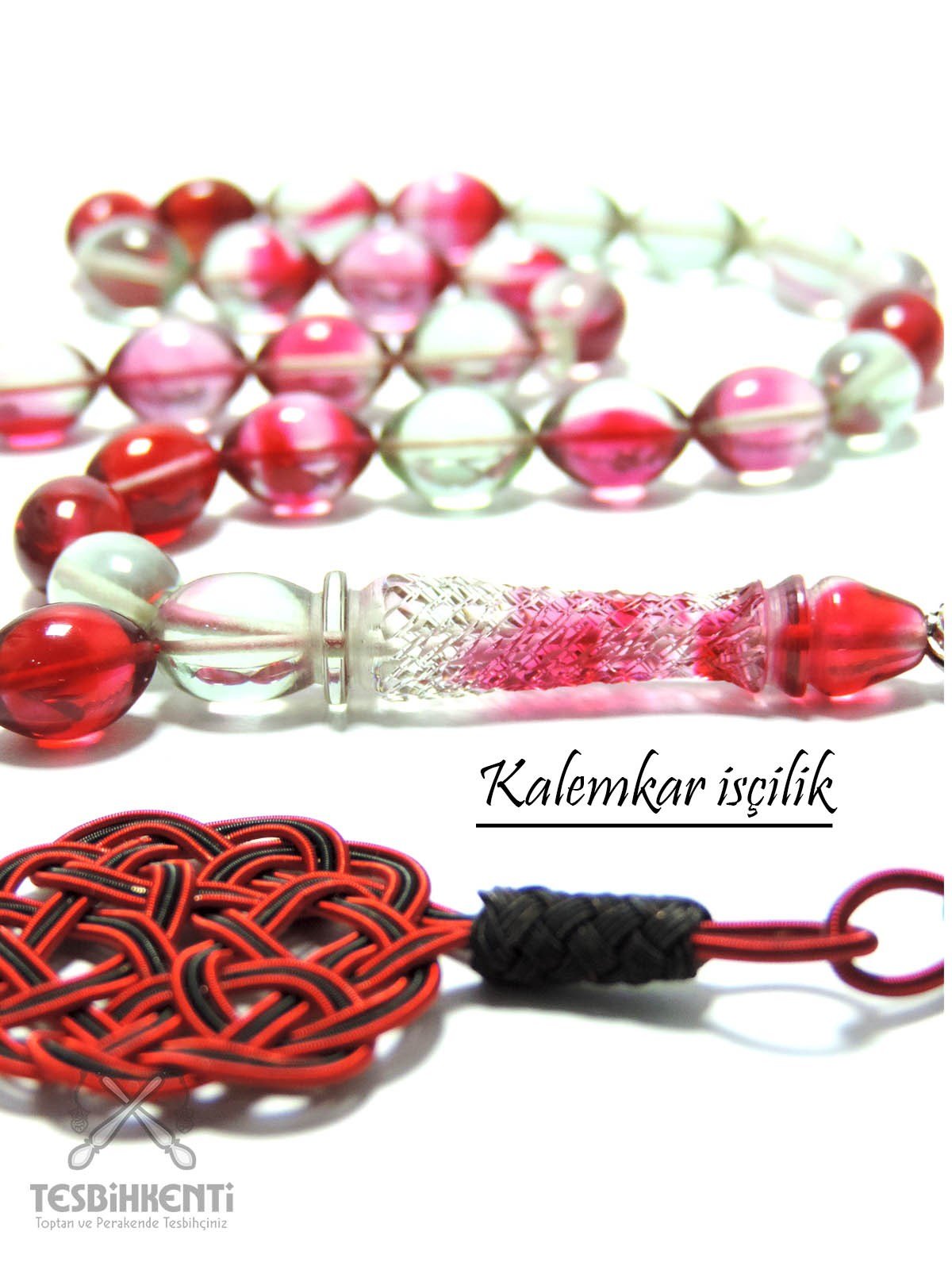 Kalemkar İşçilik Kırmızı Alacalı Ateş Kehribar