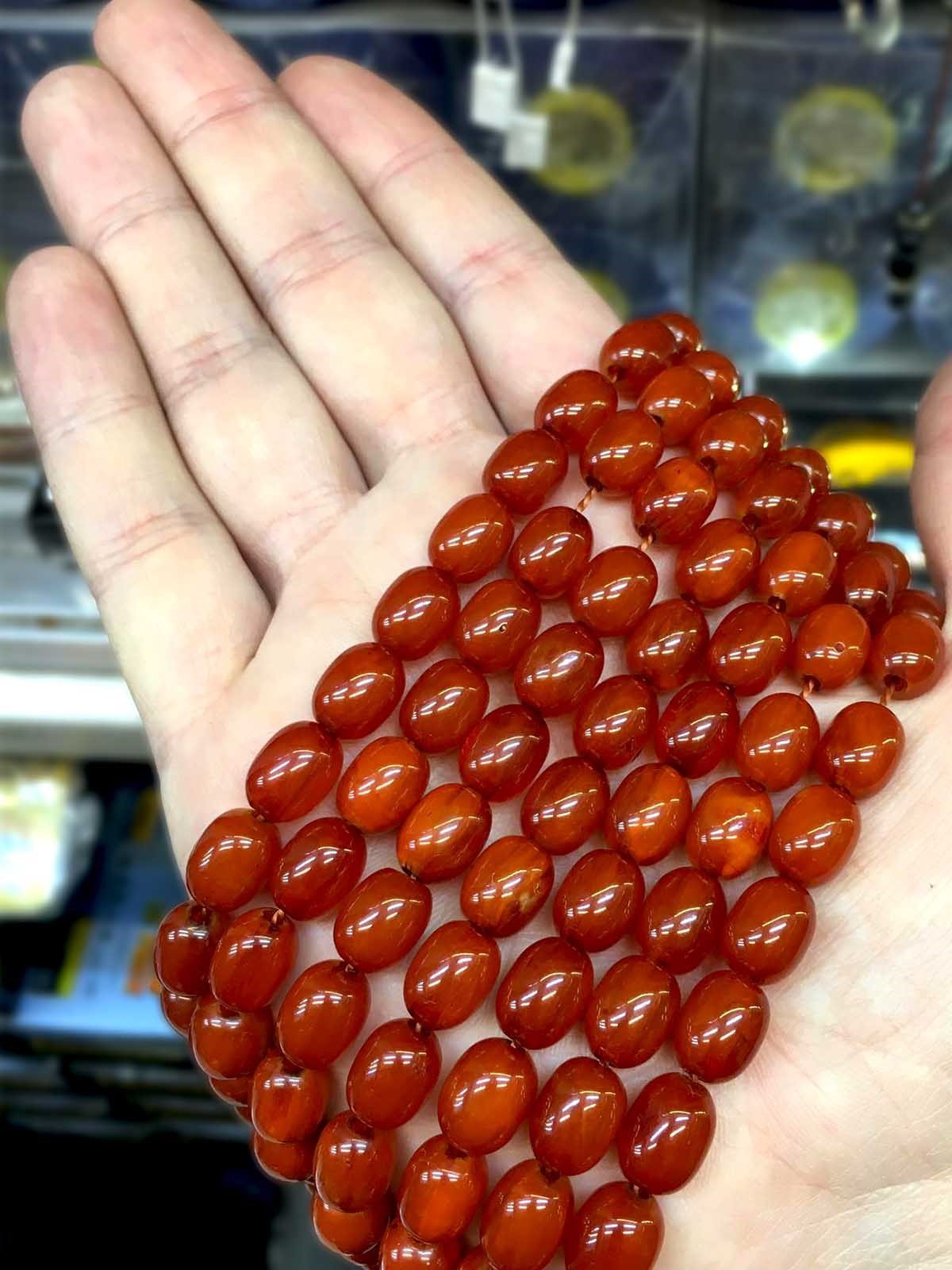 Kehribar Benzetmesi Bal Rengi Toz Kehrbar Tesbih
