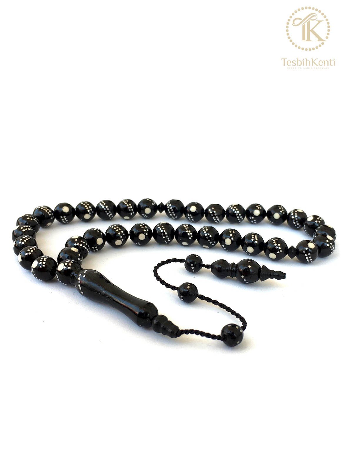 Kemik Kombinli Gümüş İşleme Kuka Tesbih