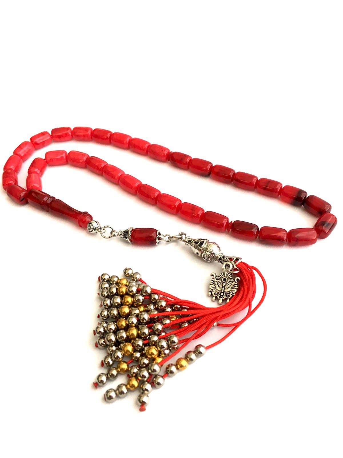 Kırmızı Renk Kapsül Tane Yumuşak Çekimli Sıkma Kehribar