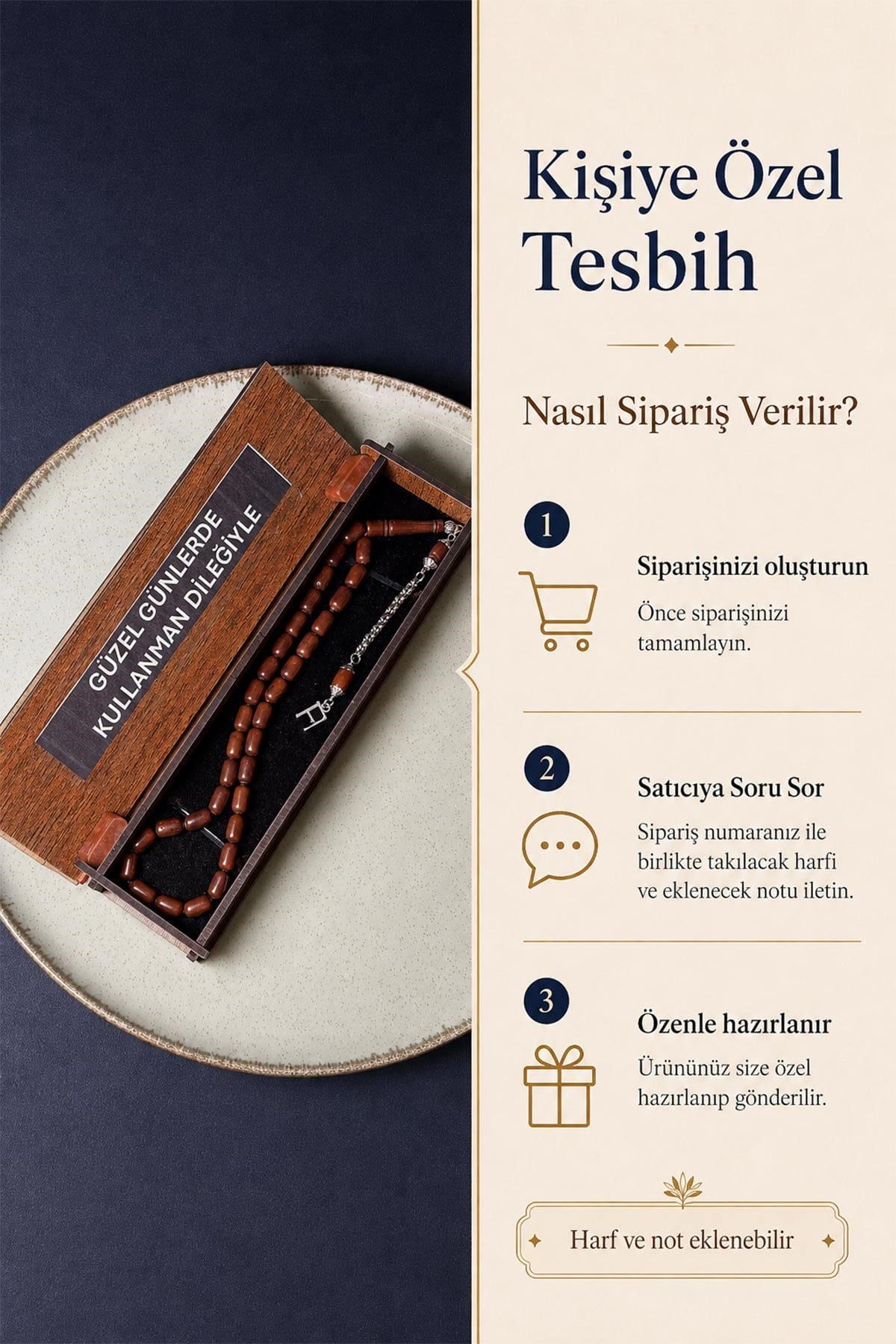 Kişiye Özel Kapsül Kuka Tesbih | TesbihKenti