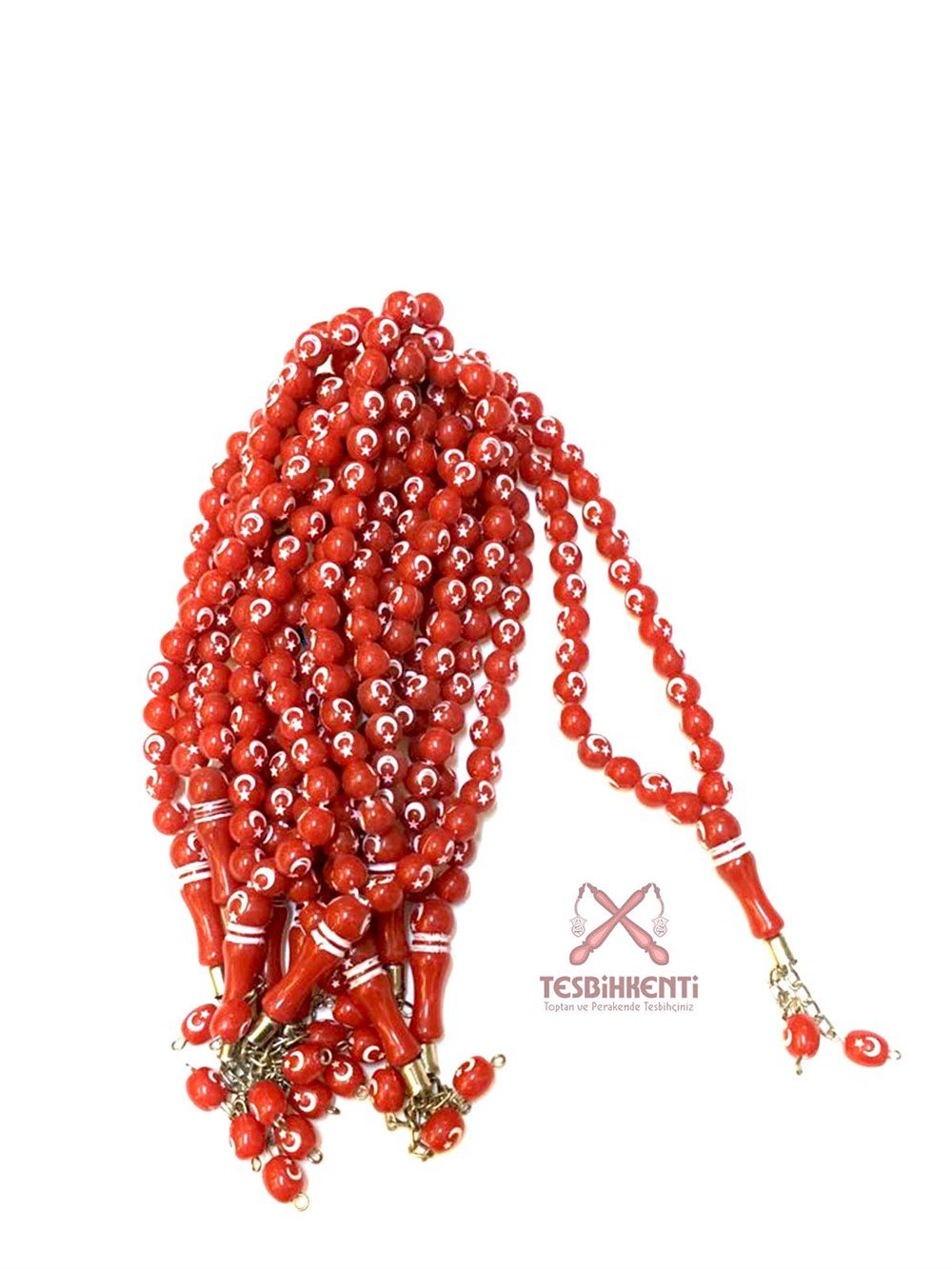 Küre Kesim Türk Bayraği 33 lü Tesbih