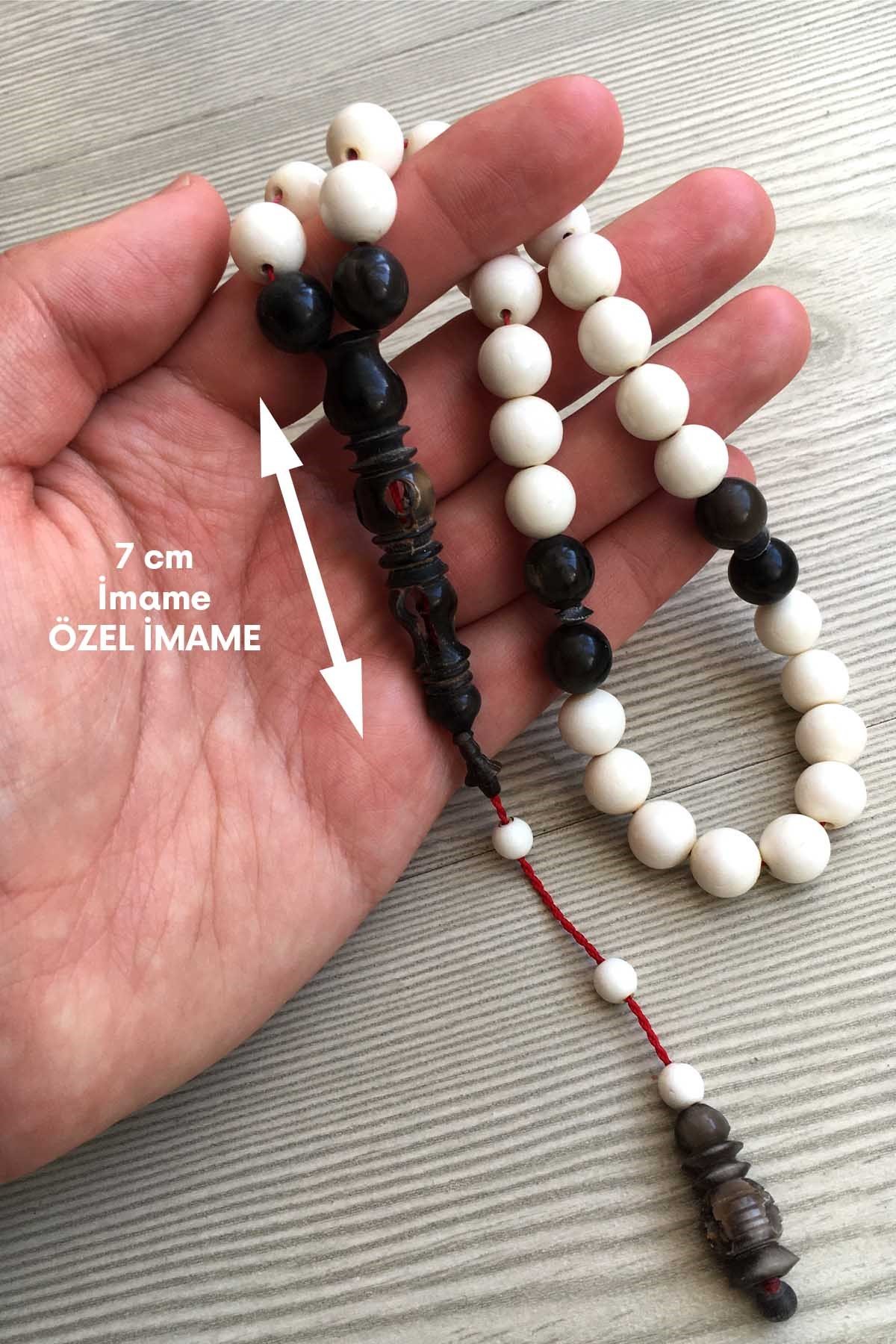 Küre Tane Bufalo Boynuzu ve Deve Kemiği Tesbih