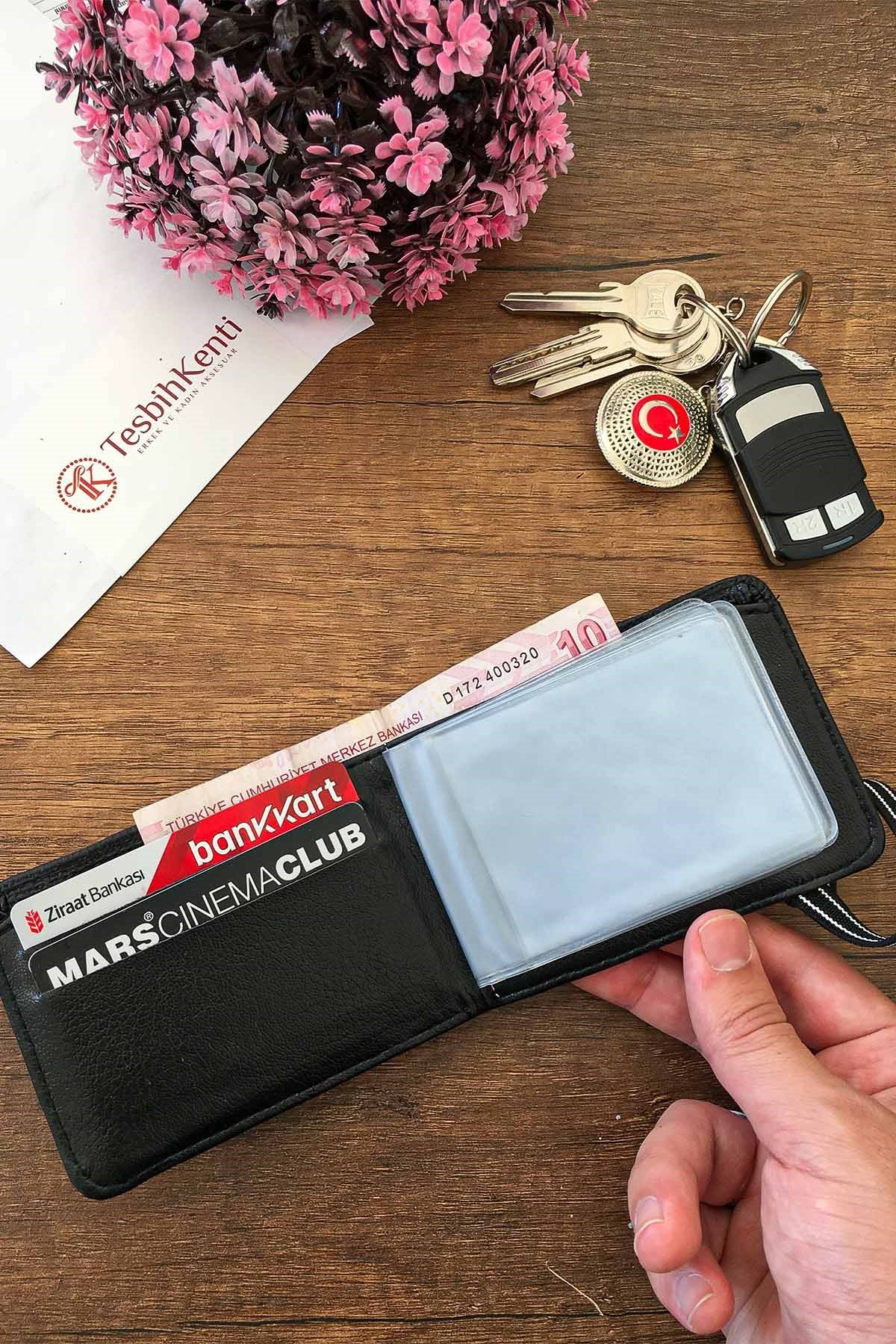 Lastikli Kot Model Kartlık ve Cüzdan