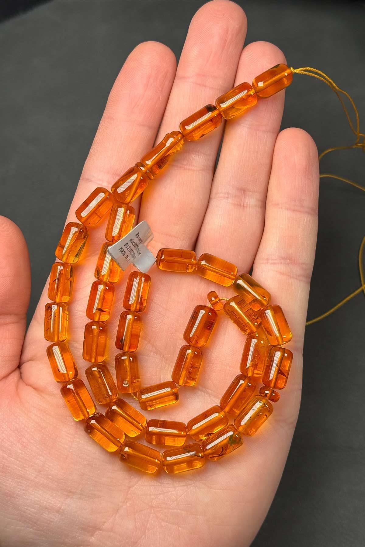 Litvanya Damla Kehribar Tesbih - TesbihKenti