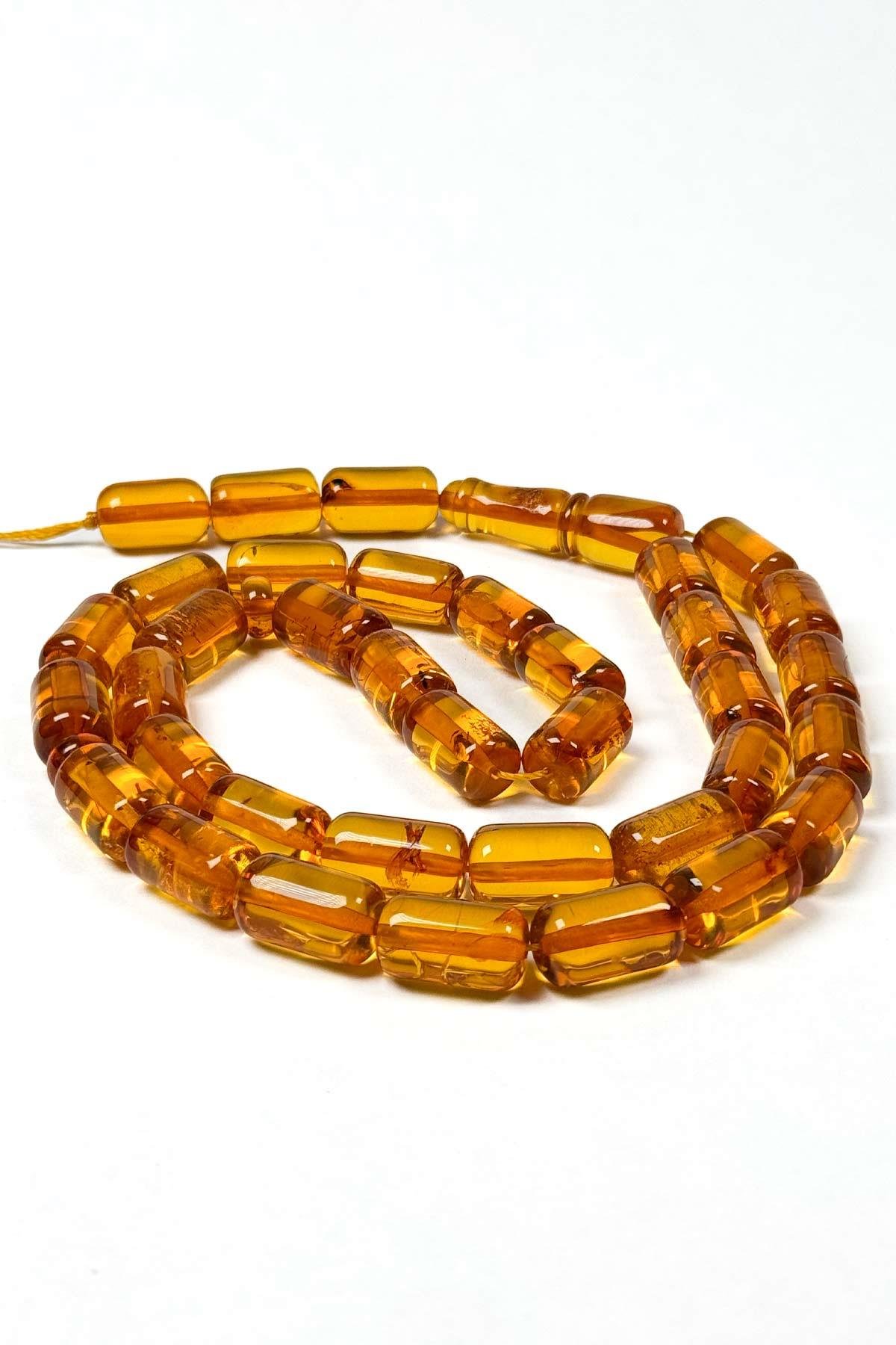 Litvanya Damla Kehribar Tesbih - TesbihKenti