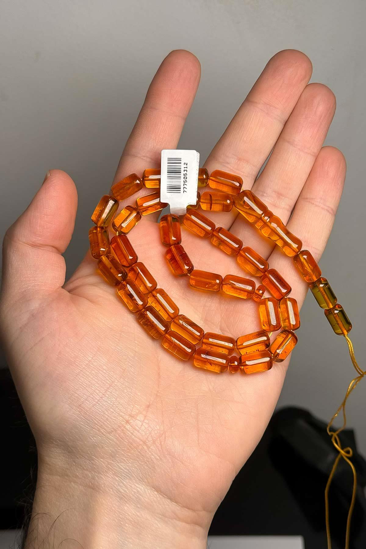 Litvanya Damla Kehribar Tesbih - TesbihKenti