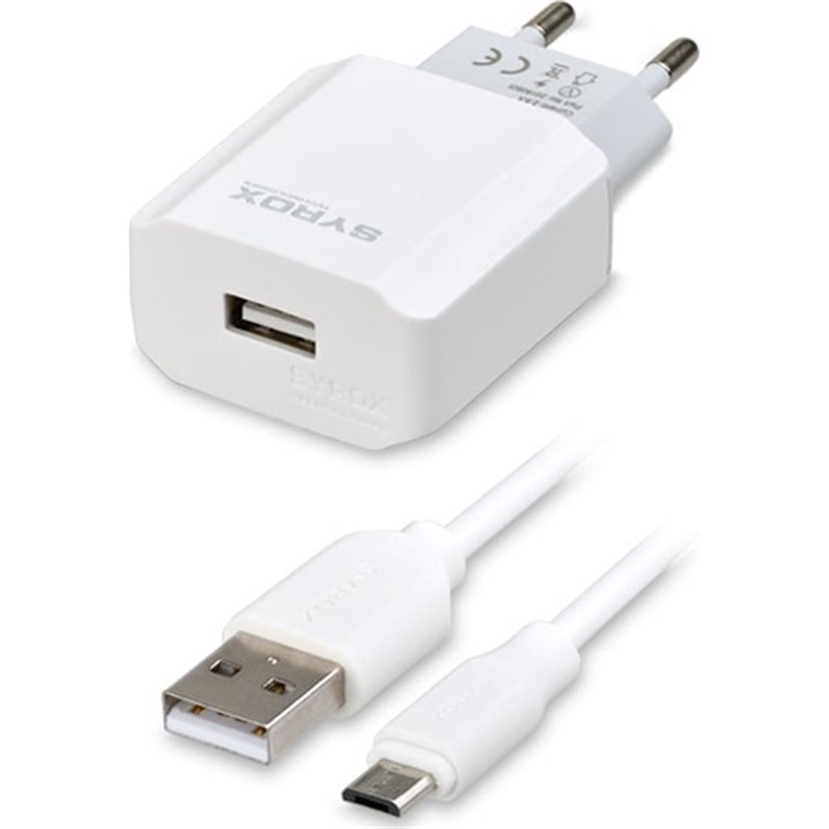 Orjinal Syrox 2.6A Micro Hızlı Şarj Aleti
