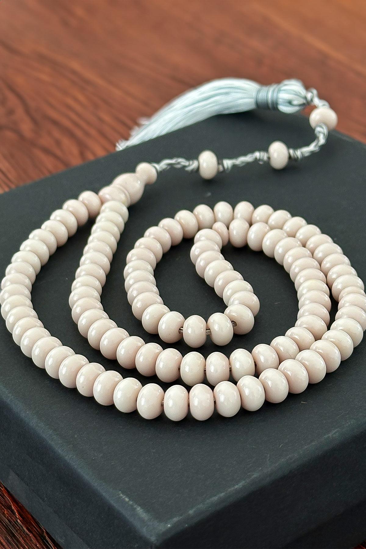 Özel Tasarım 99'luk Sıkma Kehribar Tesbihimiz