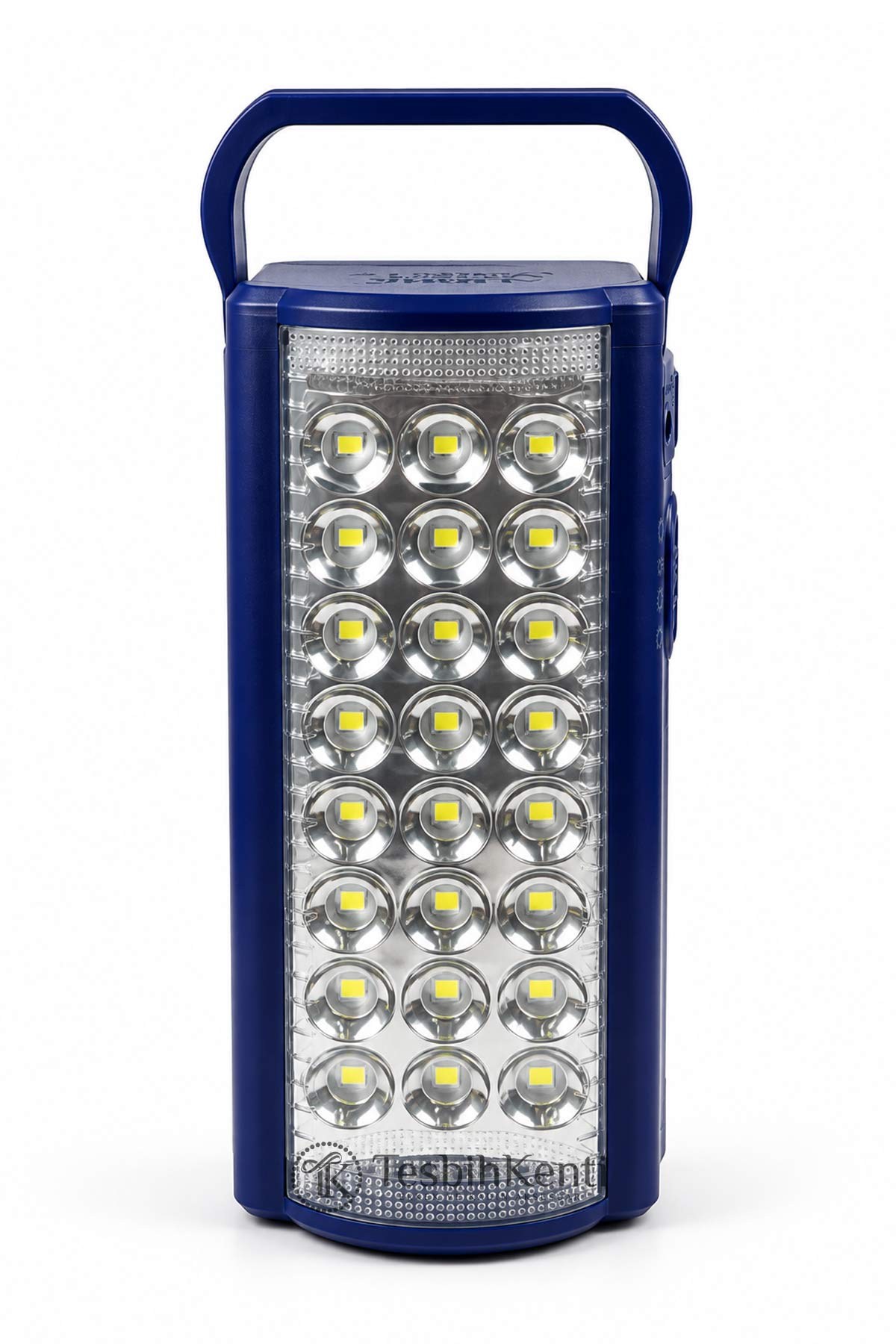 Şarj Edilebilir 24 LED Mavi Işıldak 6V Akülü USB Girişli | TesbihKenti