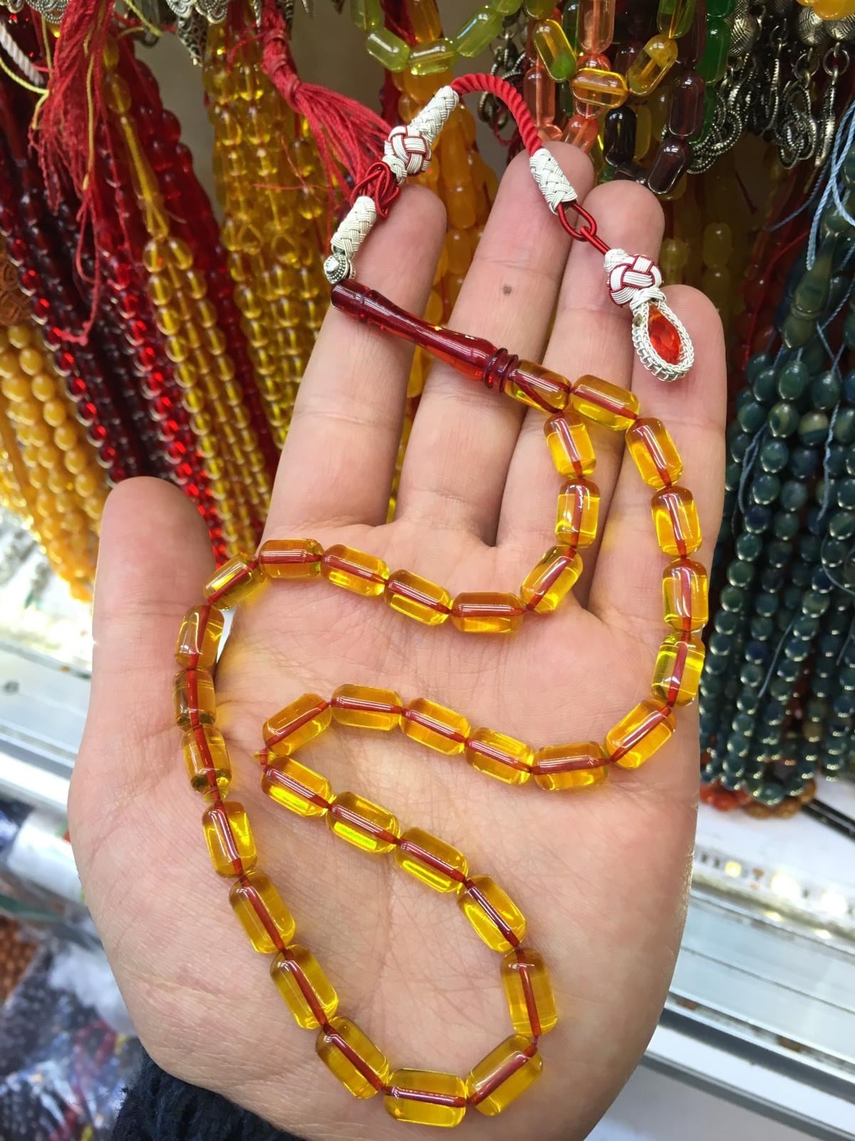 Şeffaf Sarı Kapsül Kesim Ateş Kehribar