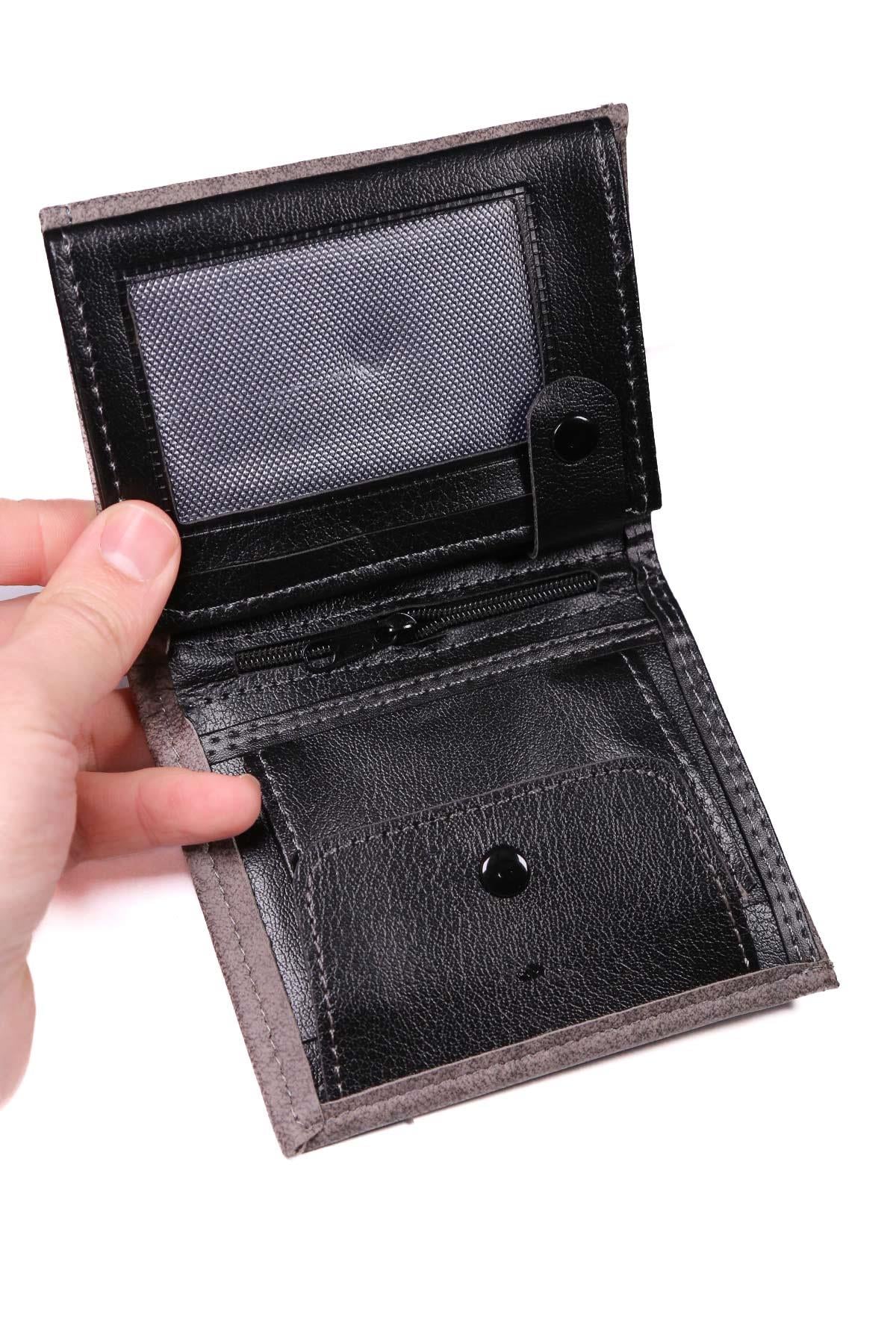 Taba Renk Klasik Model Kartlık ve Para Cüzdanı - TesbihKenti
