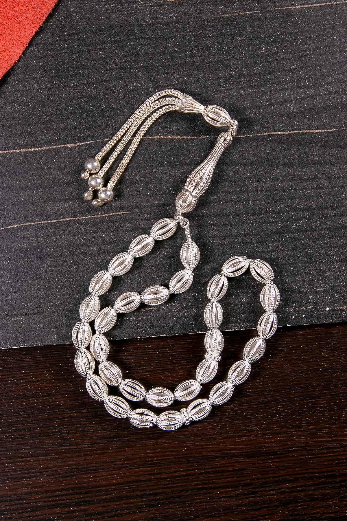 Yarma Model 925 Ayar 33'lük Saf Gümüş Tesbih