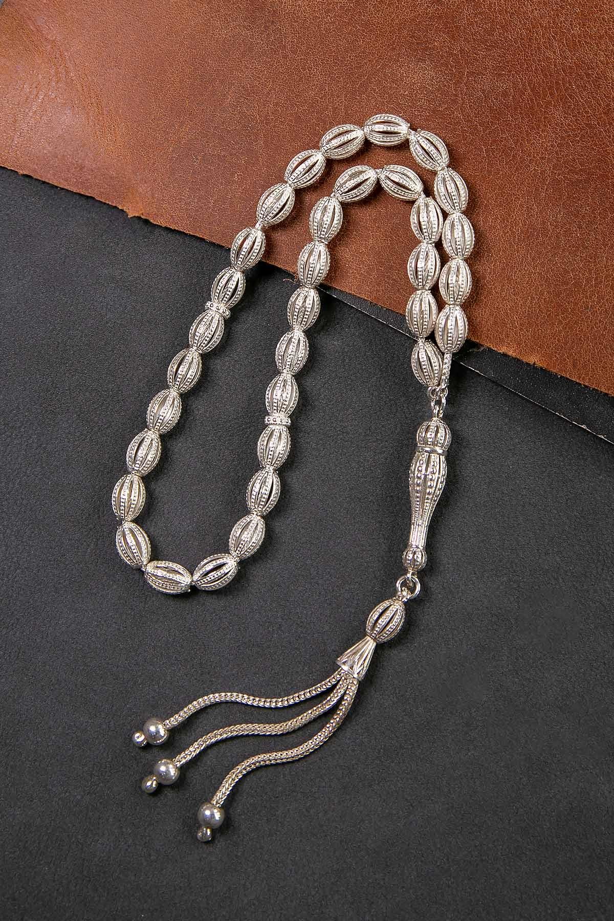 Yarma Model 925 Ayar 33'lük Saf Gümüş Tesbih