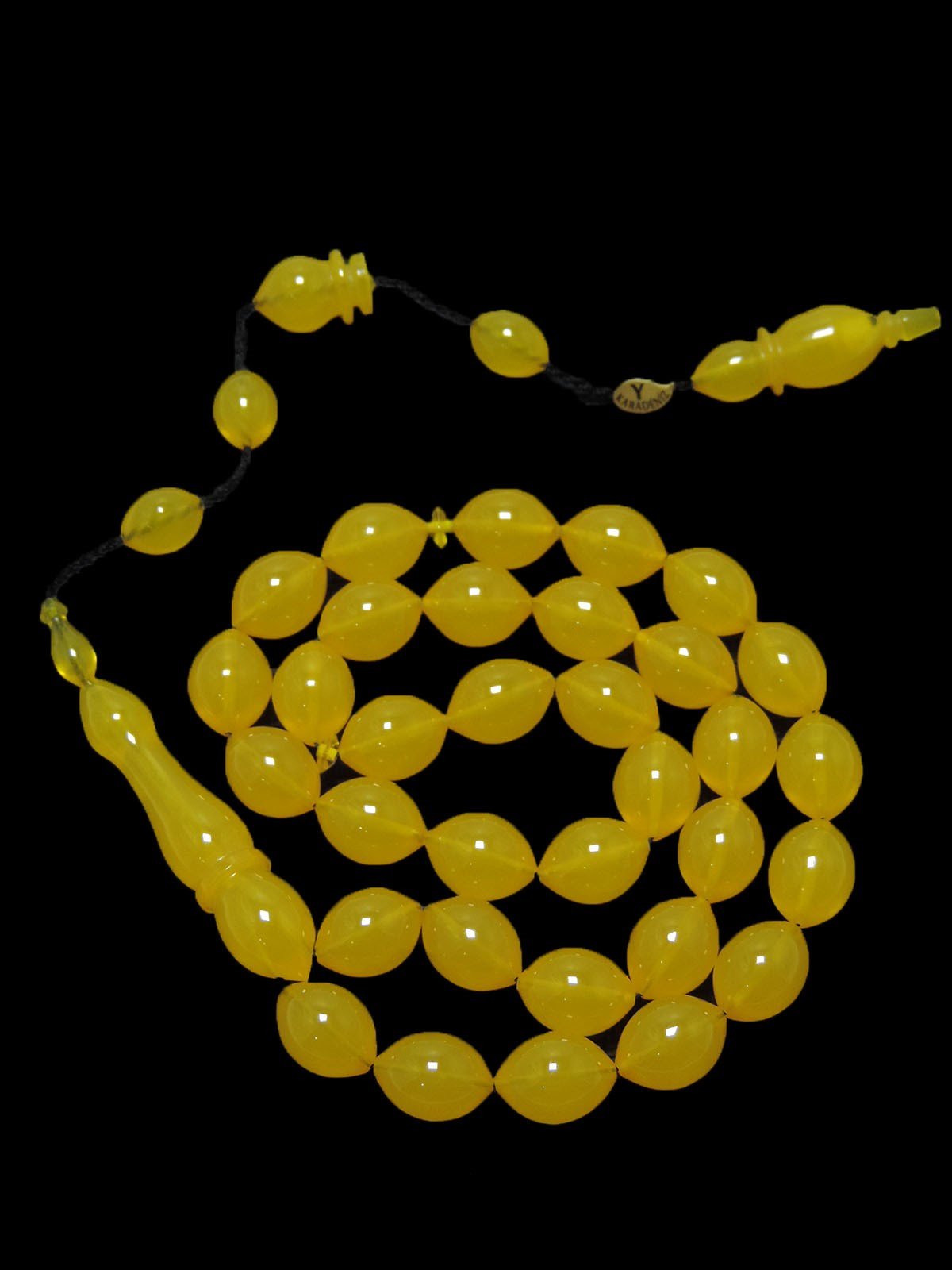Yaşar Karadeniz Ustadan Limon Sarı Zar Kehribar