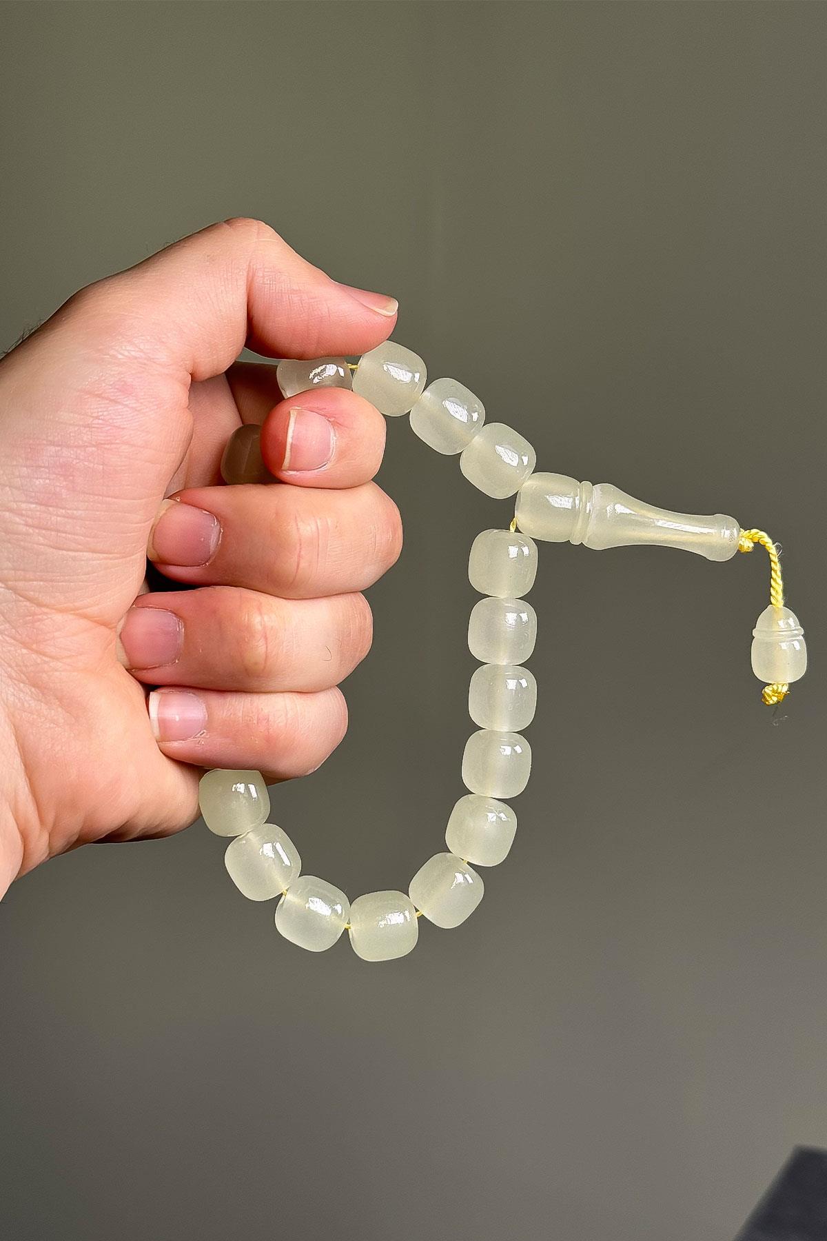 Yüksek Fosforlu 17'li Kapsül Tane Kedi Gözü Tesbih