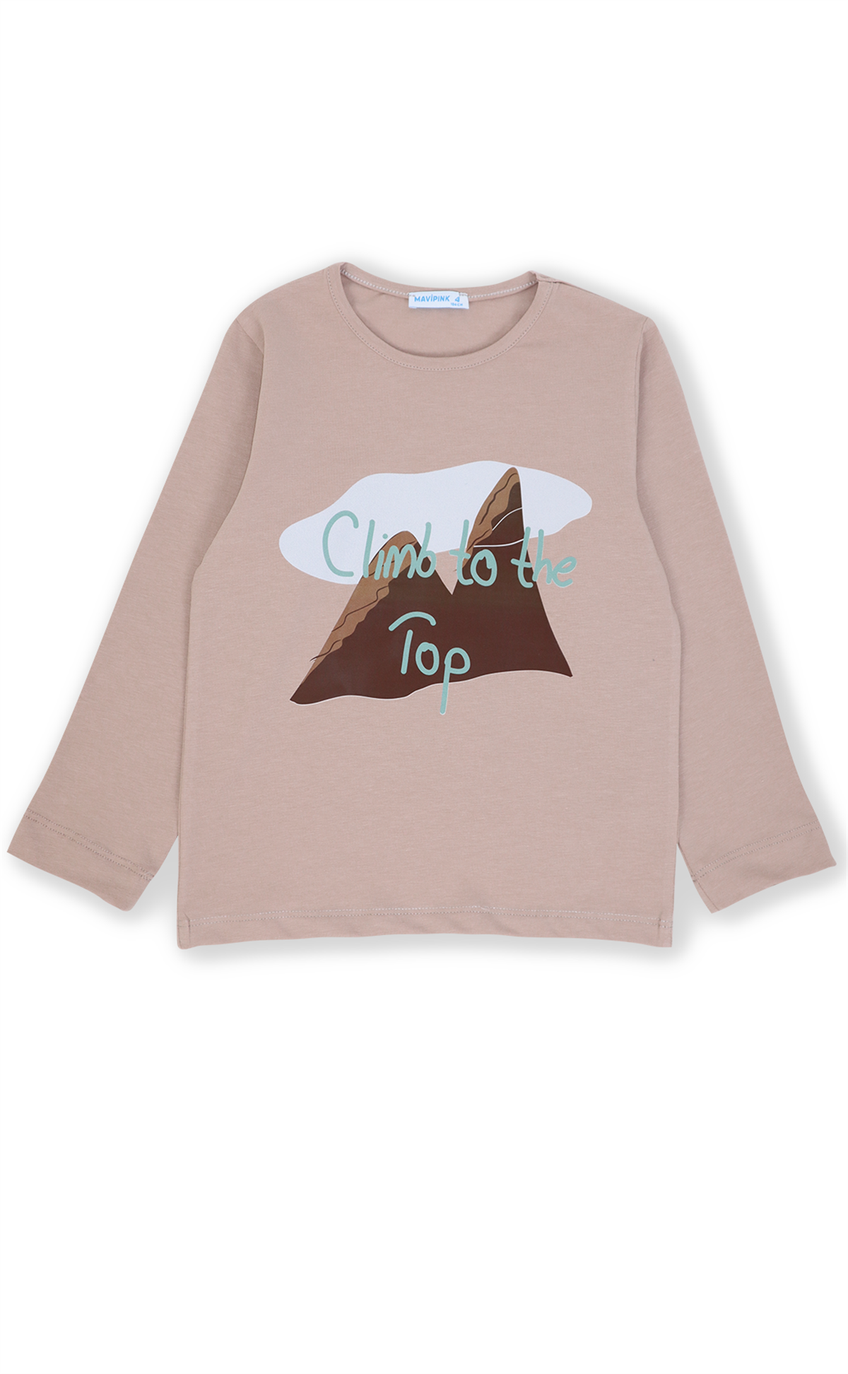 2101012 Erkek Çocuk Uzun Kol T-Shirt Gri
