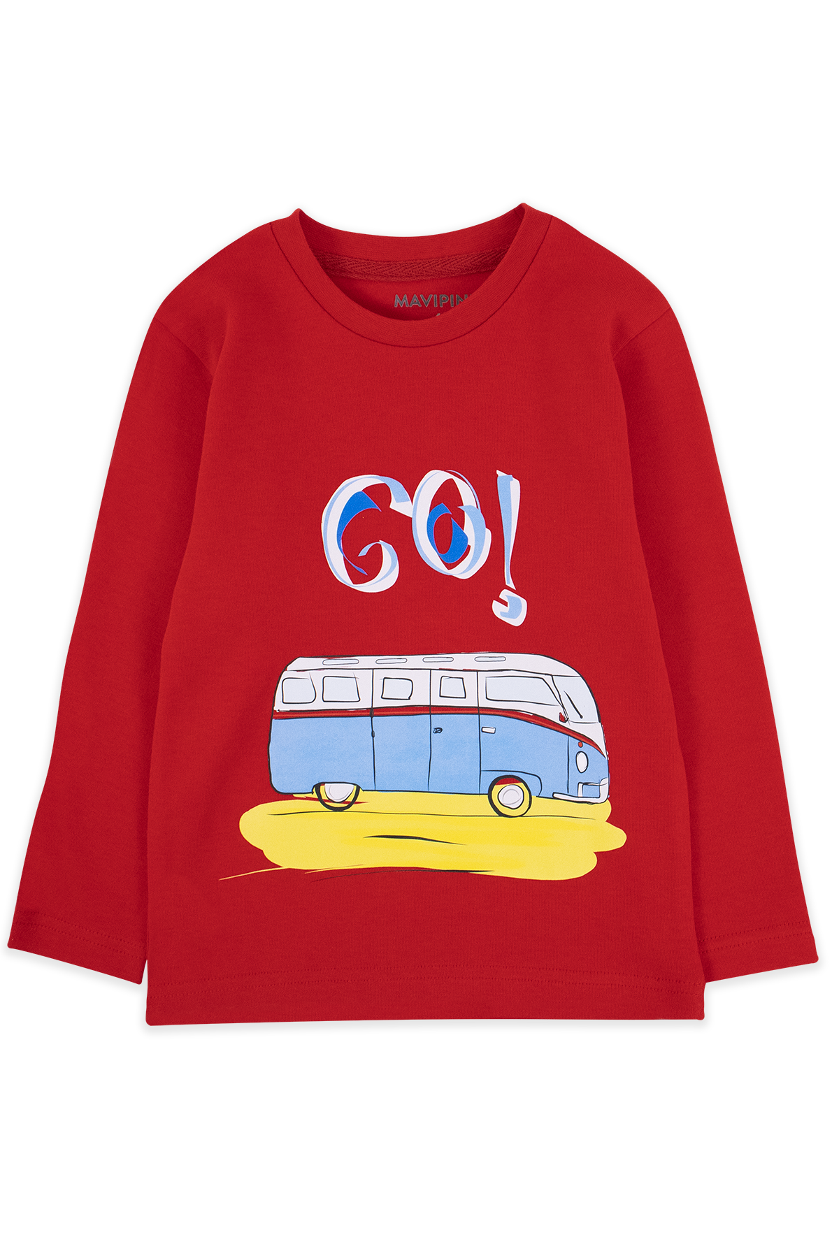 230901006 Erkek Go Uzun Kol T-Shirt Kırmızı