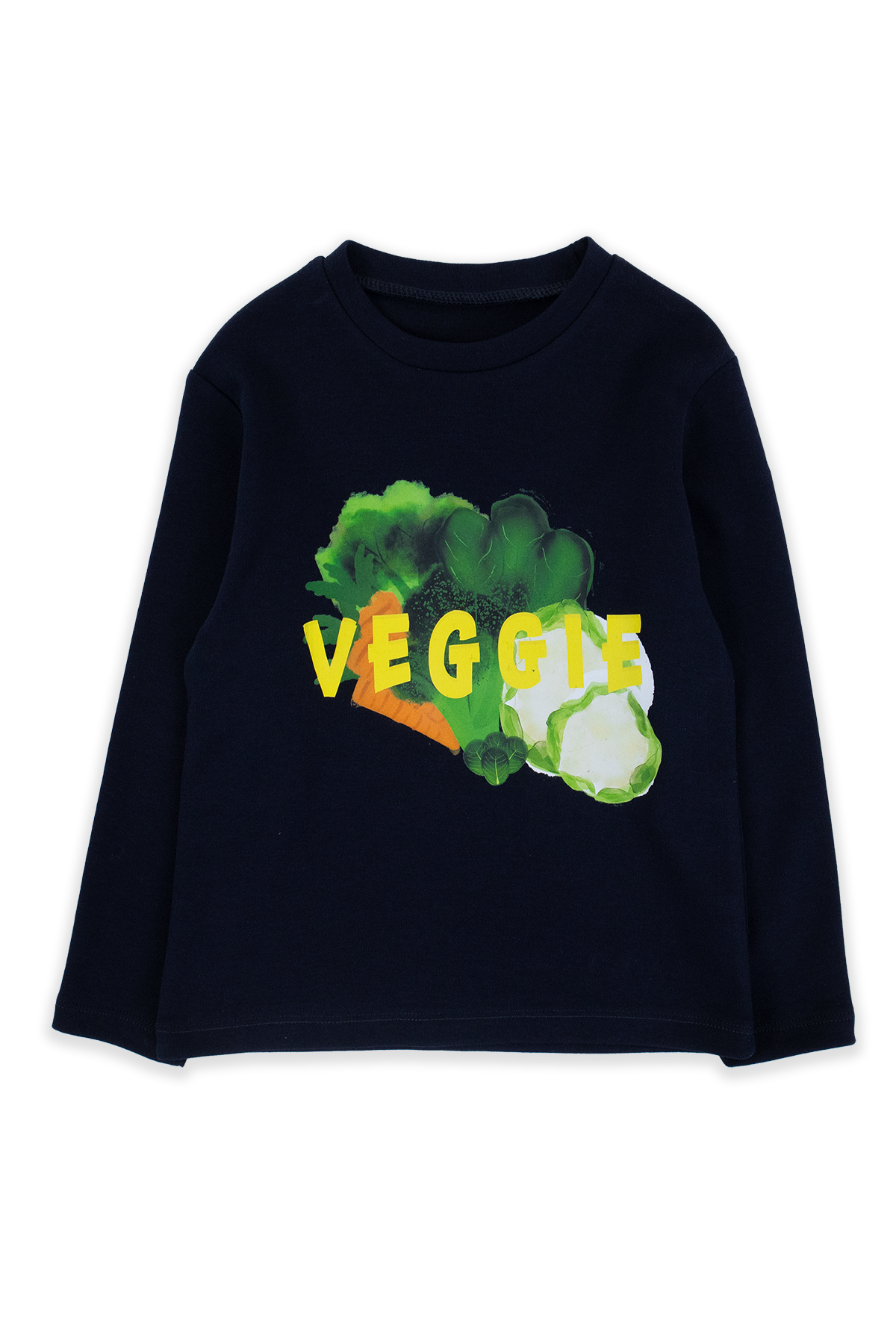 24104001 Erkek Çocuk Veggie Uzun Kol T-Shirt Lacivert