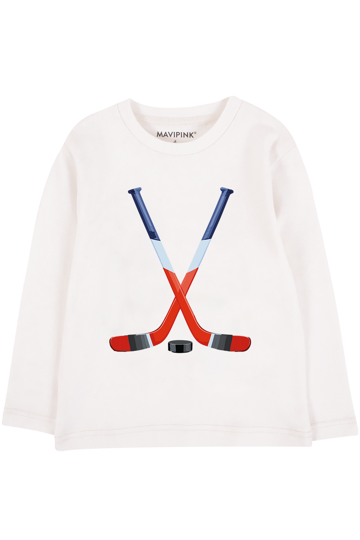 241040012 Erkek Çocuk Hockey Uzun Kol T-Shirt Lacivert