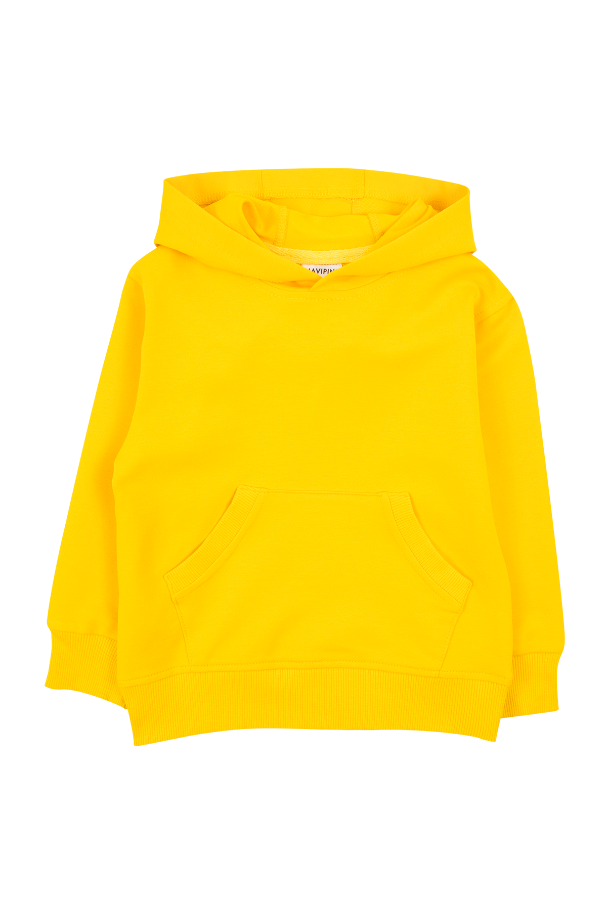 Mavipink 24601002 Çocuk 2 İp Kapüşonlu Pamuklu Sarı Sweatshirt 