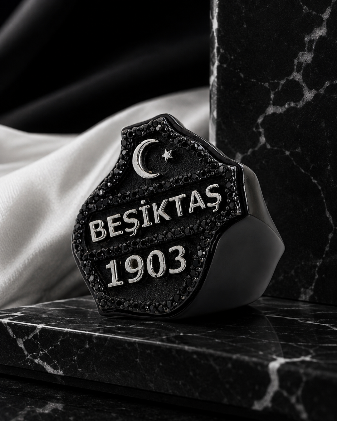 Beşiktaş 1903 Erkek Gümüş Yüzük