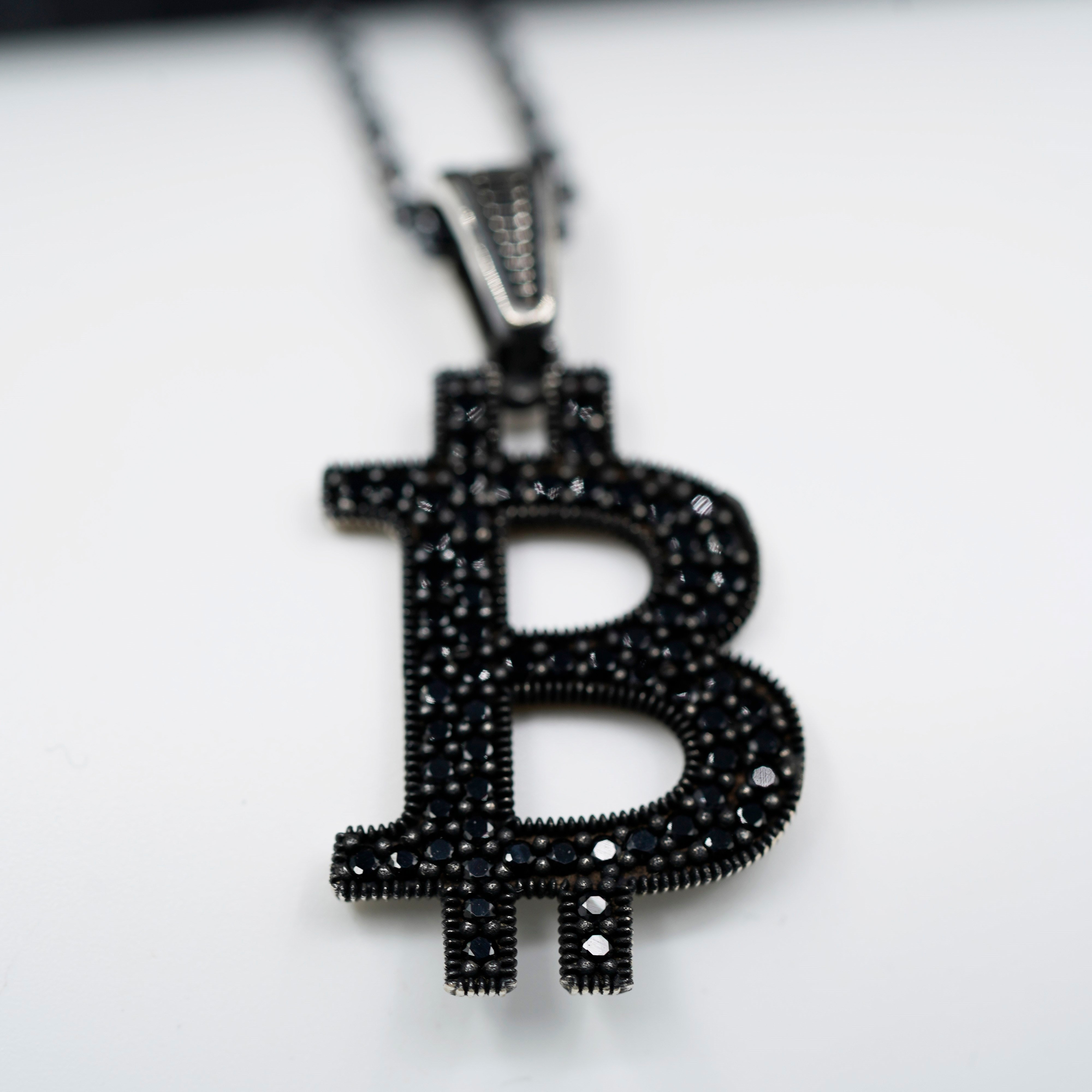 Bitcoin Gümüş Kolye