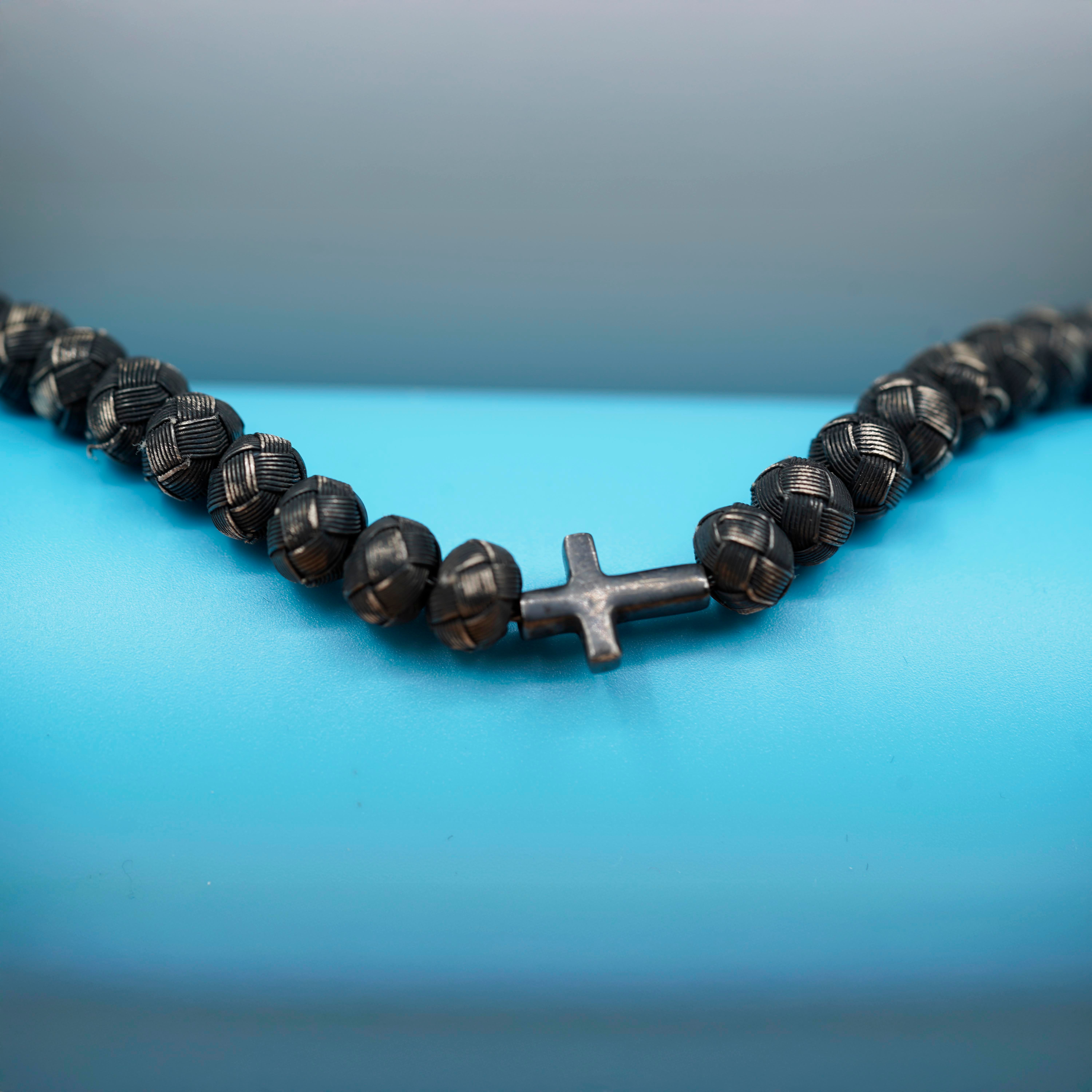 Dark Soul, Dark Single Cross, Unisex Bracelet