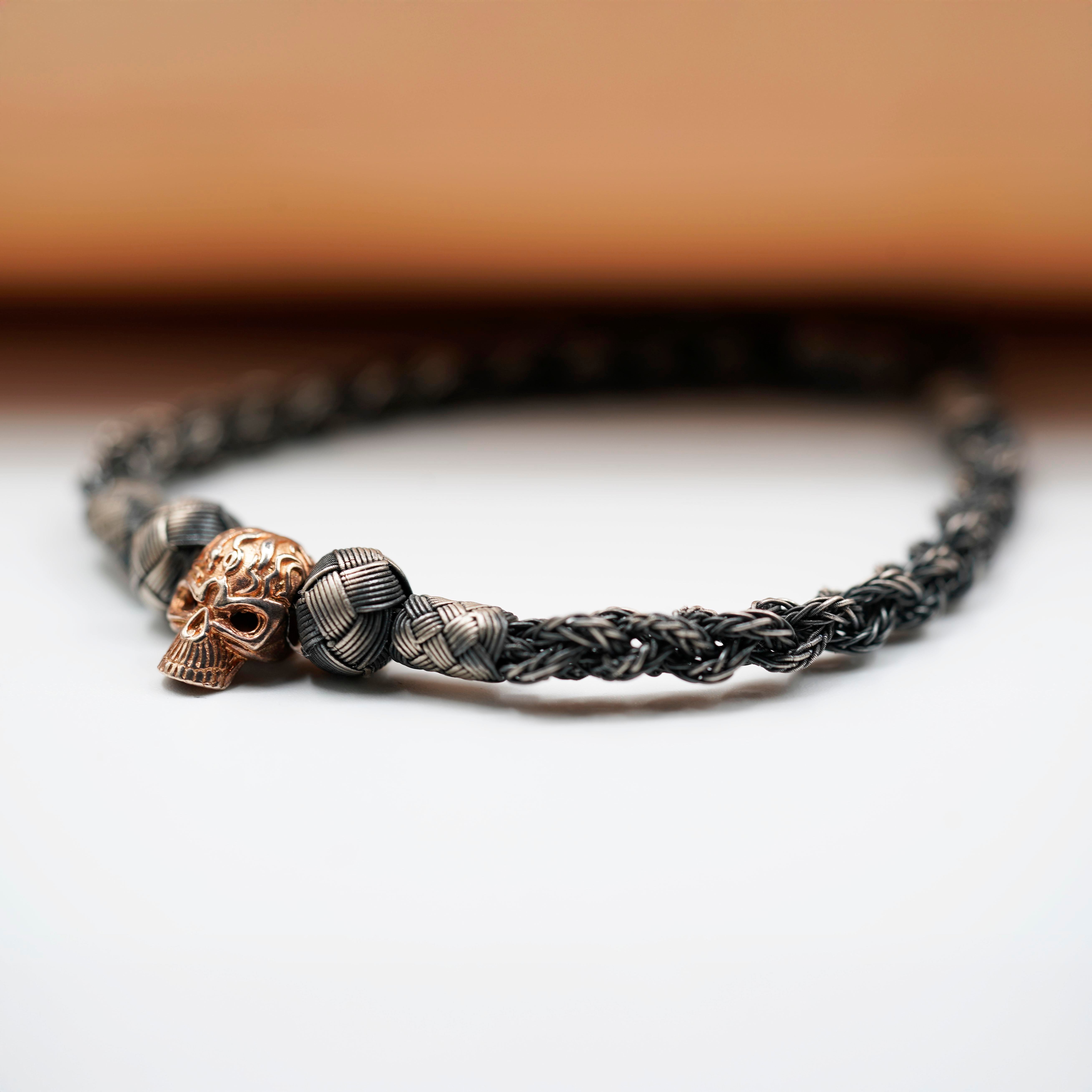 Dark Soul, Dark Skull, Unisex Bracelet