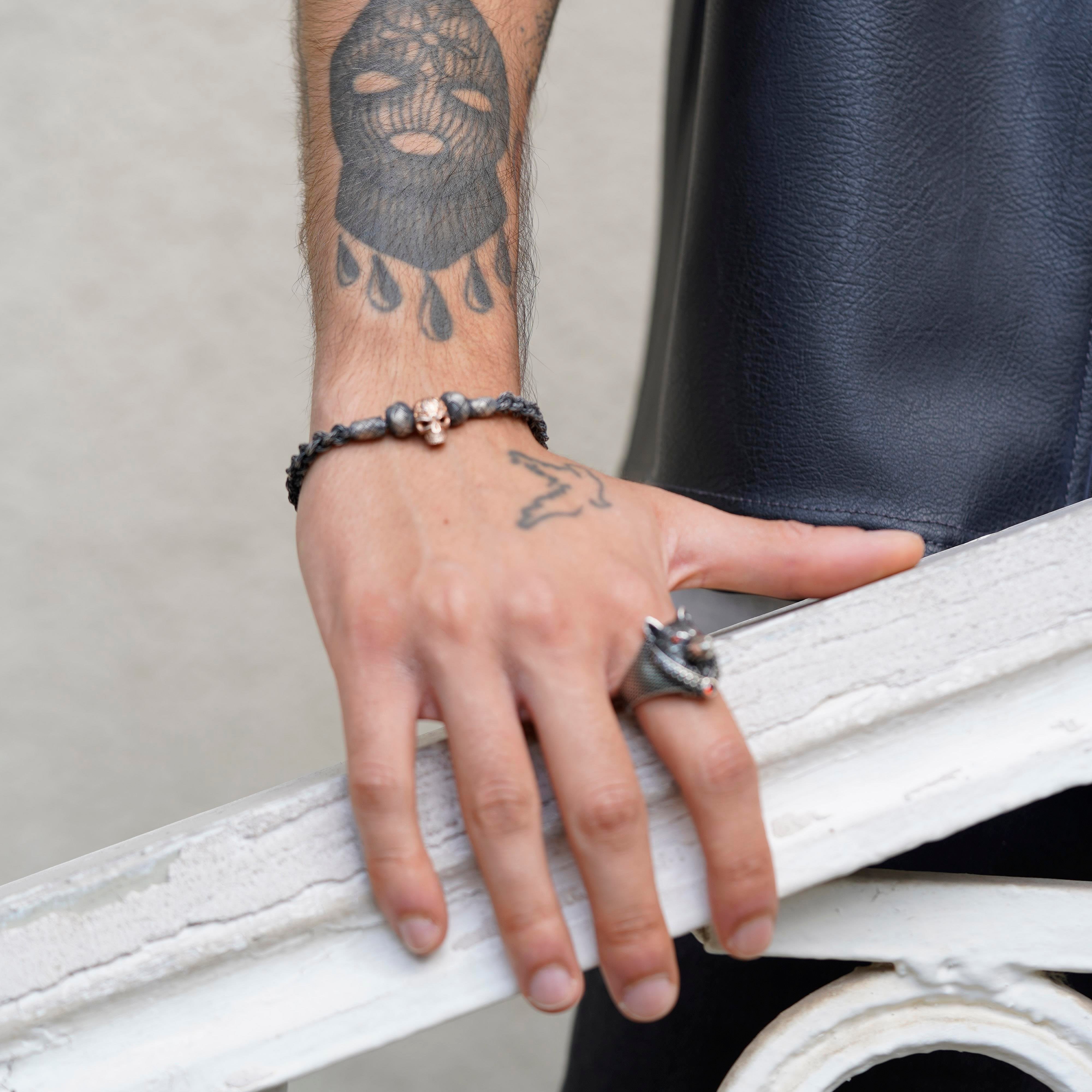 Dark Soul, Dark Skull, Unisex Bracelet