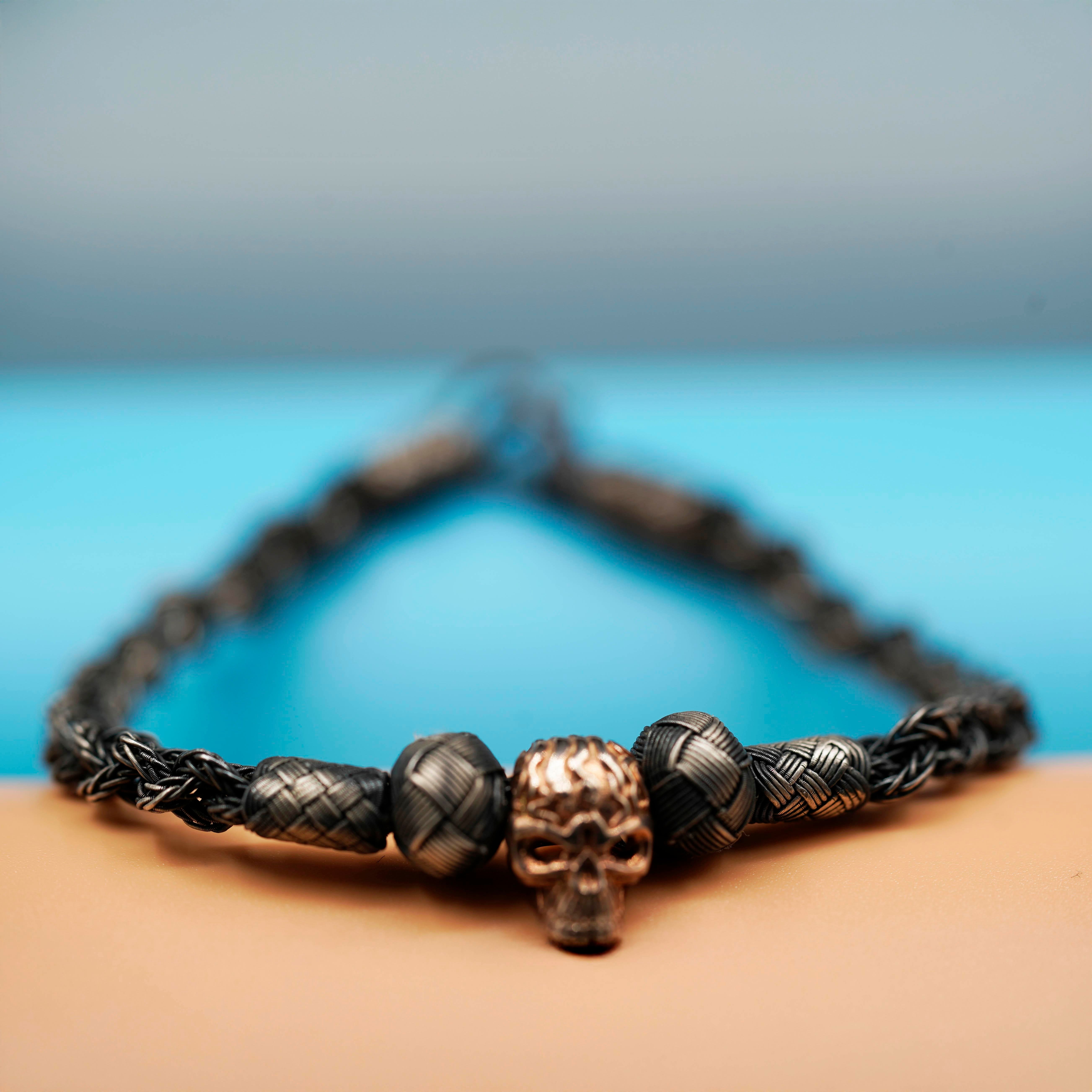 Dark Soul, Dark Skull, Unisex Bracelet