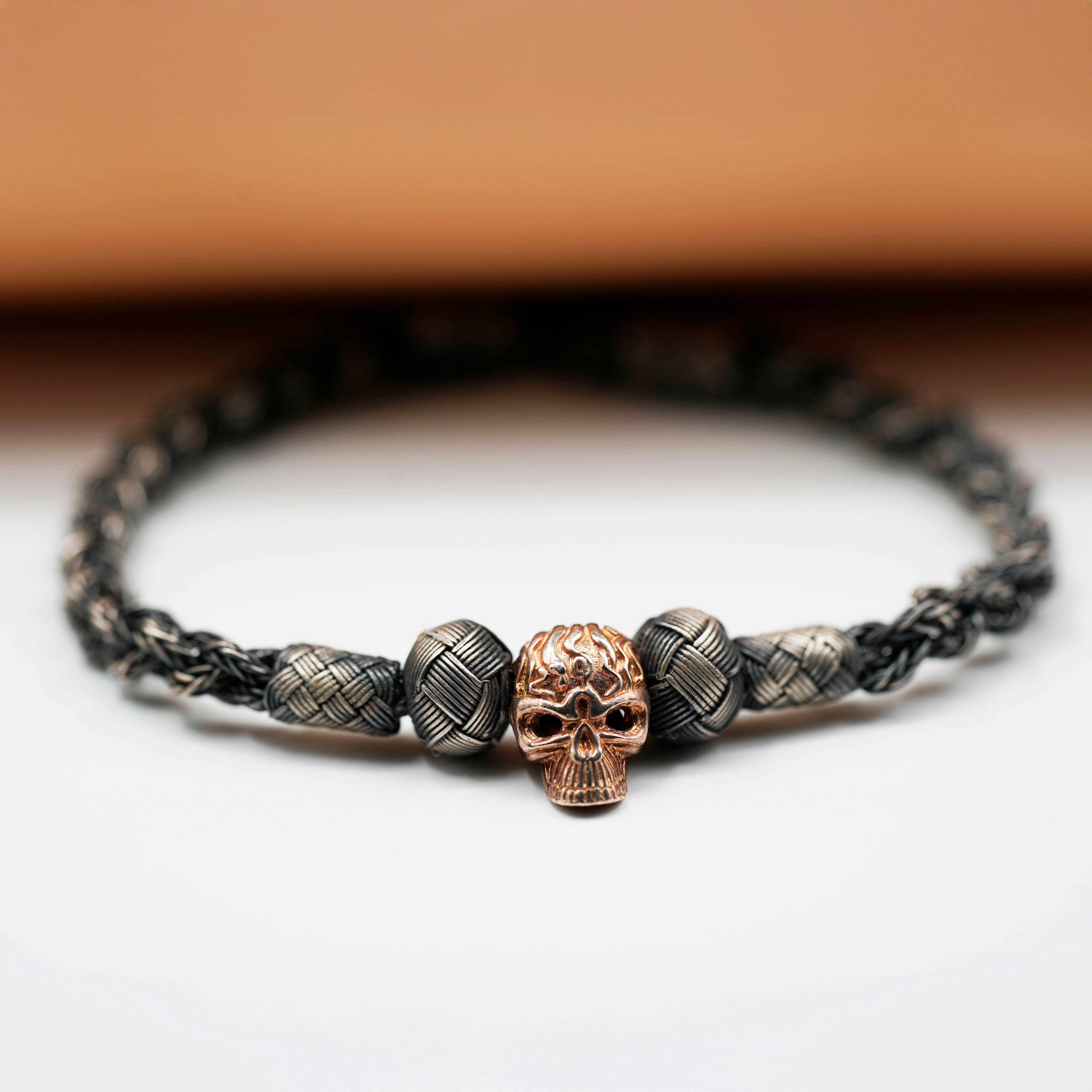 Dark Soul, Dark Skull, Unisex Bracelet