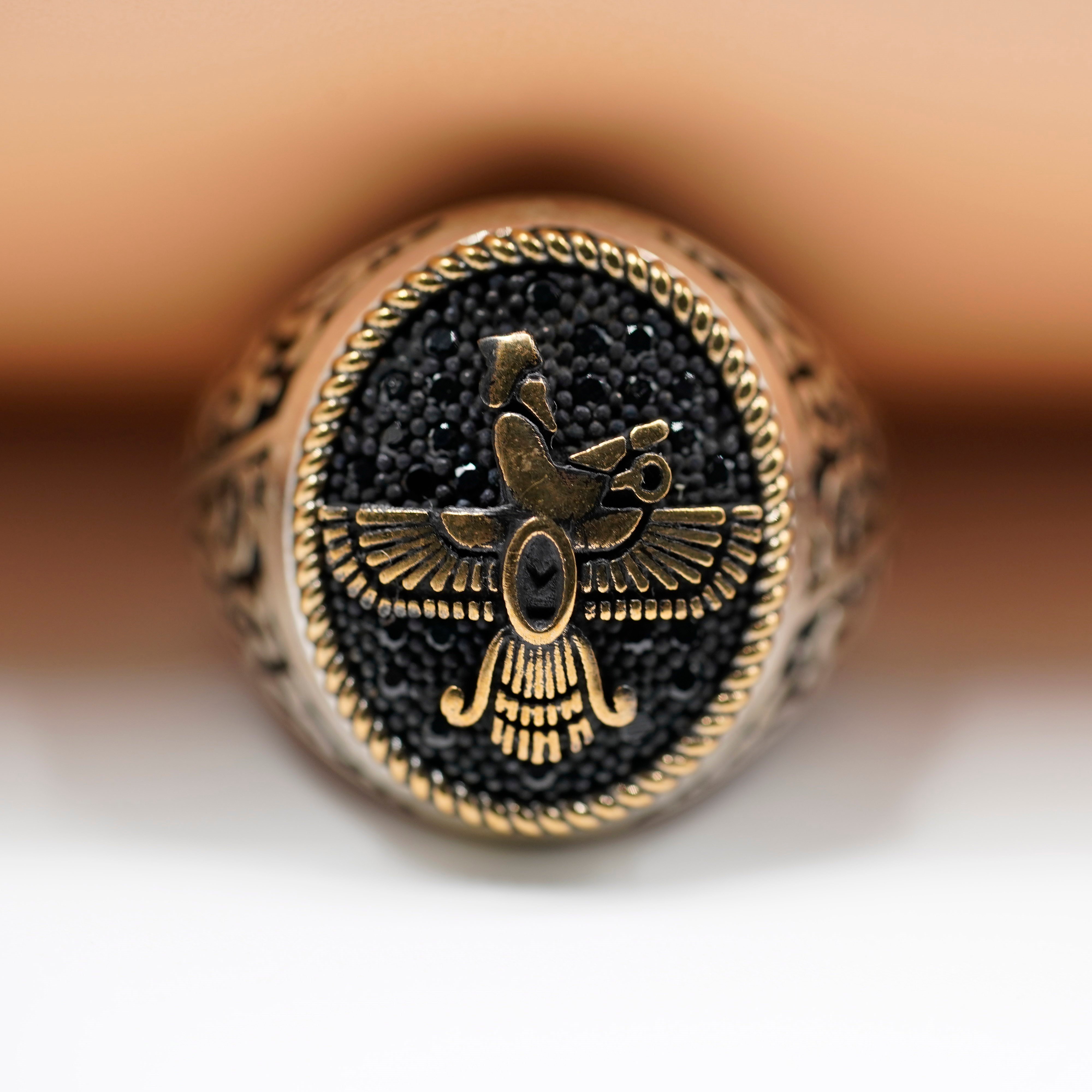 Faravahar Ahura Mazda Yüzük