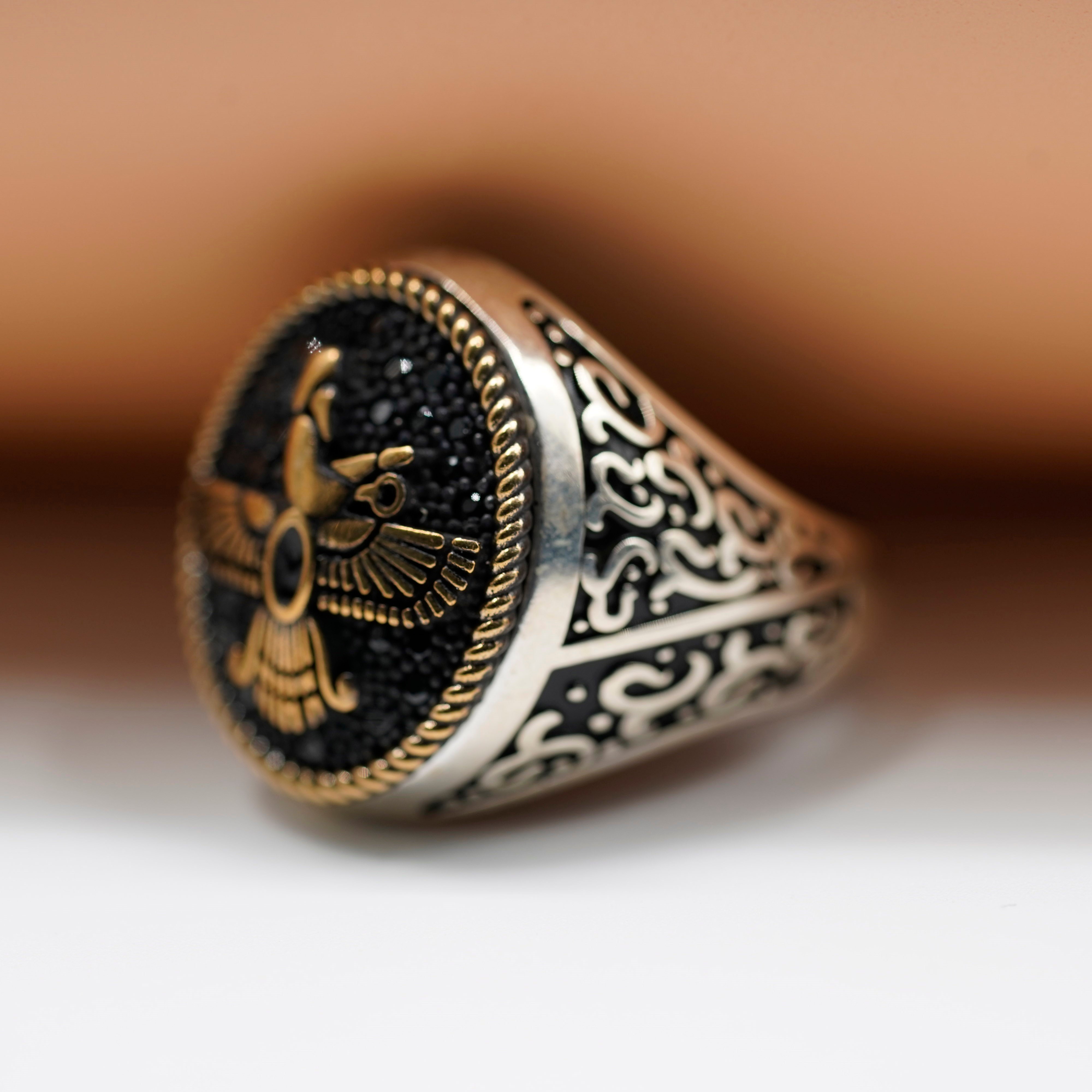 Faravahar Ahura Mazda Yüzük