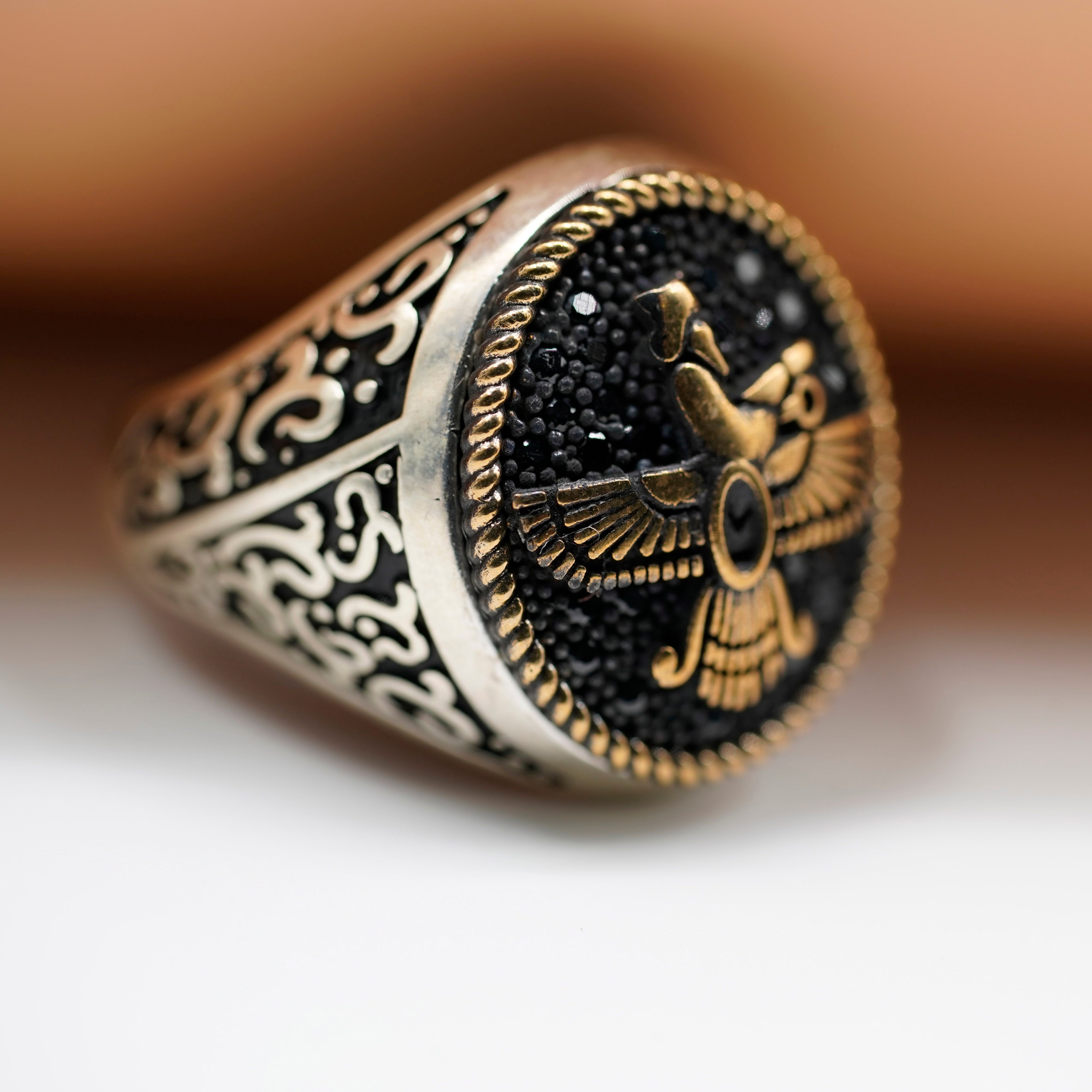 Faravahar Ahura Mazda Yüzük
