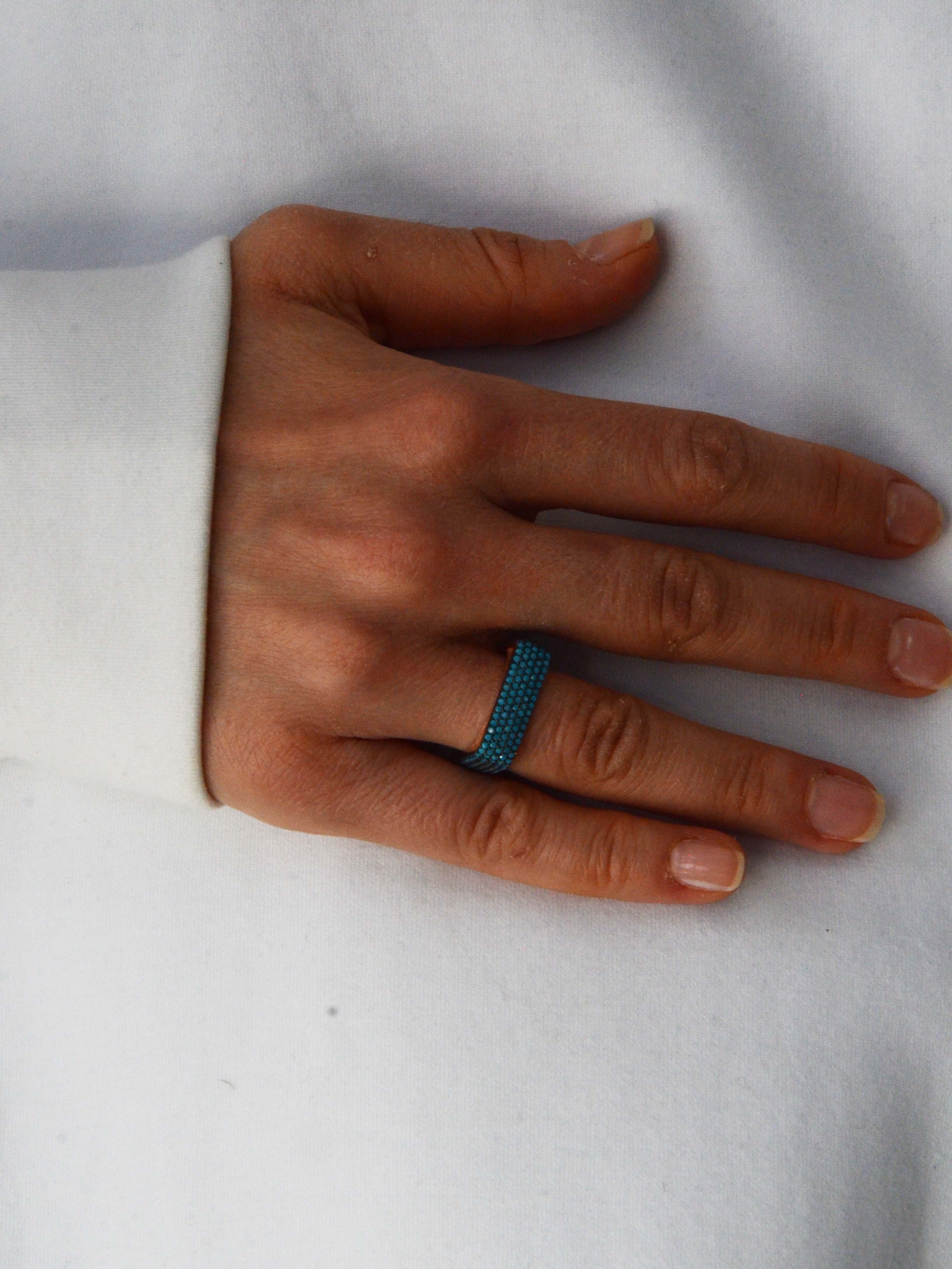 Infinity Ring, Turqoise