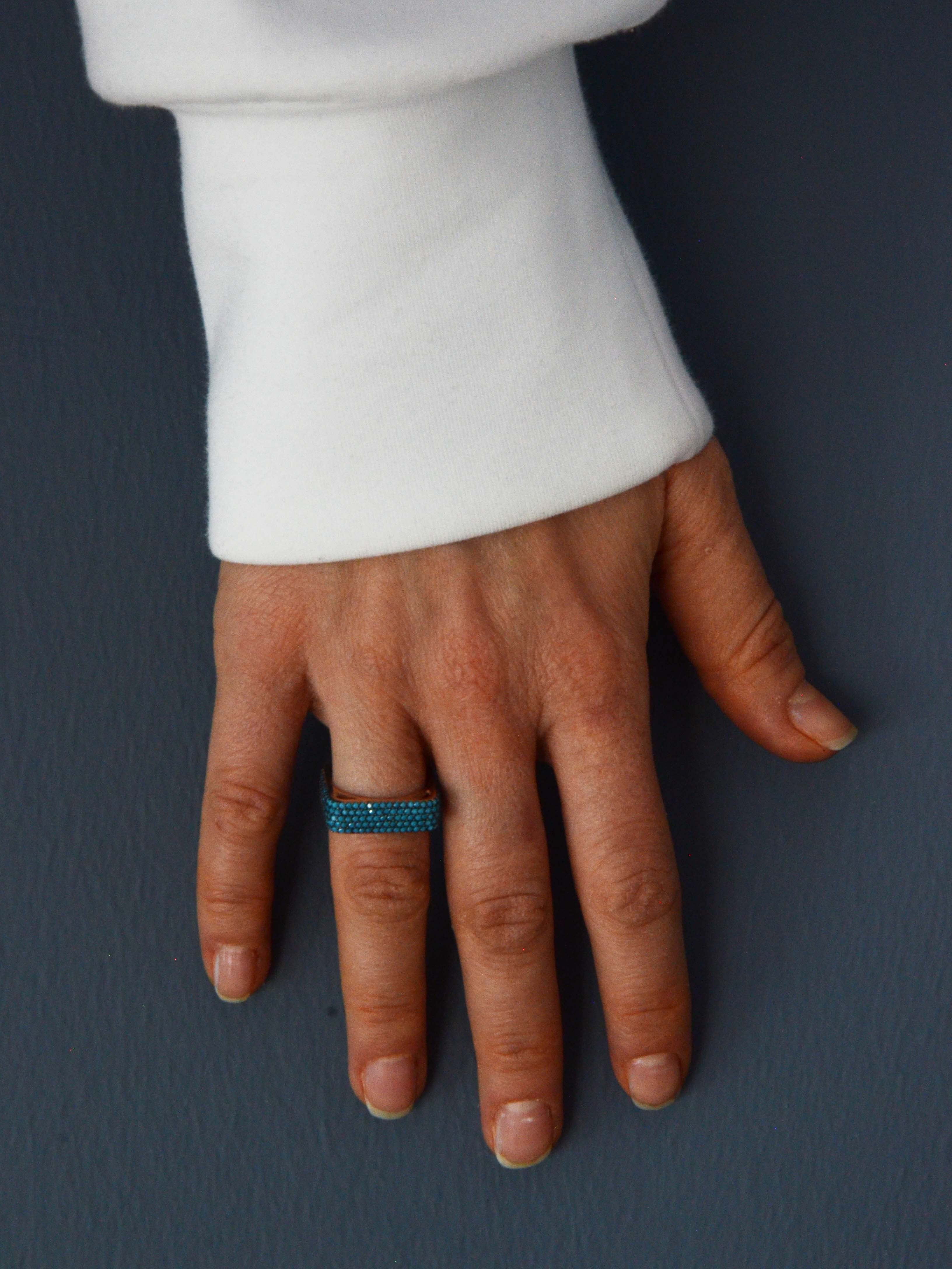 Infinity Ring, Turqoise