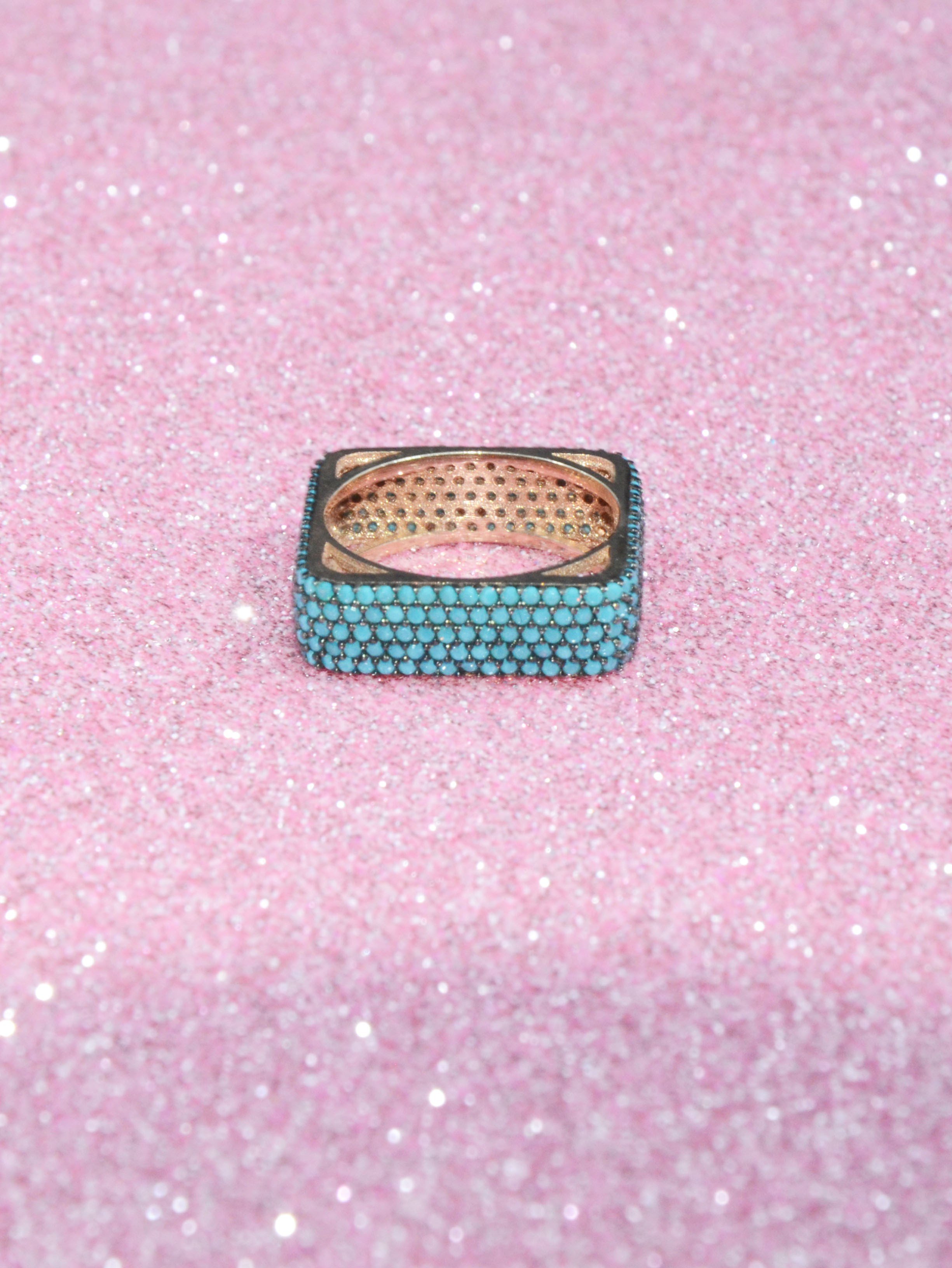 Infinity Ring, Turqoise